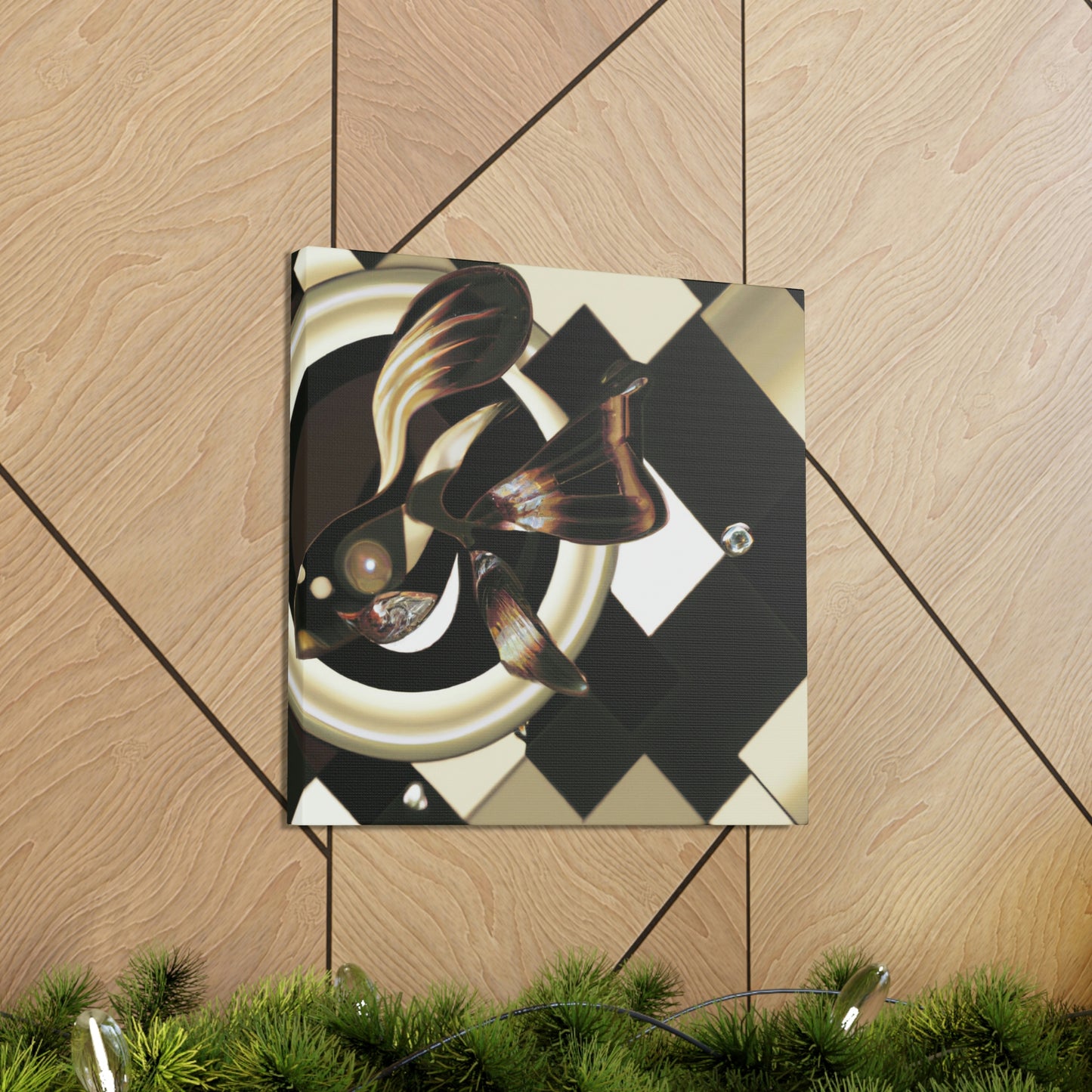 "Guppy's Art Deco Dream" - Canvas