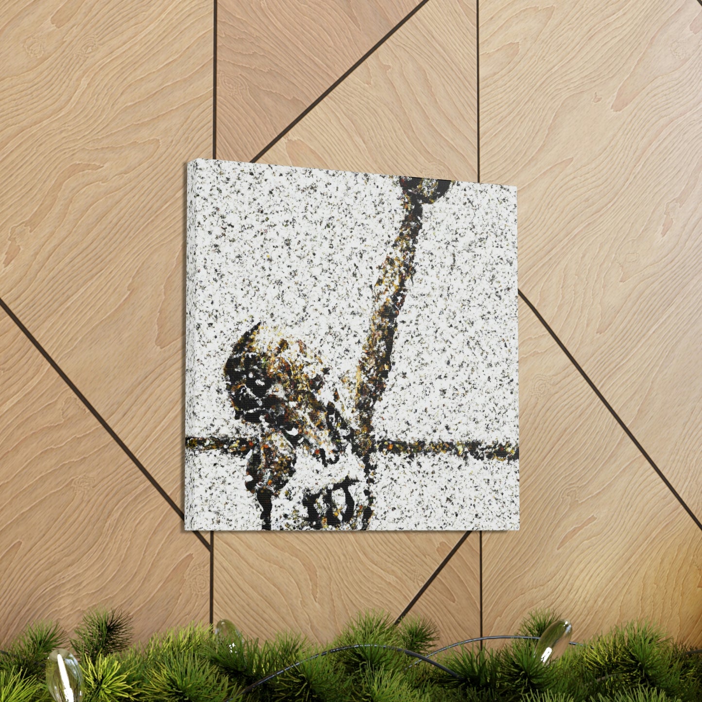 Volleyball in Pointillism - Canvas