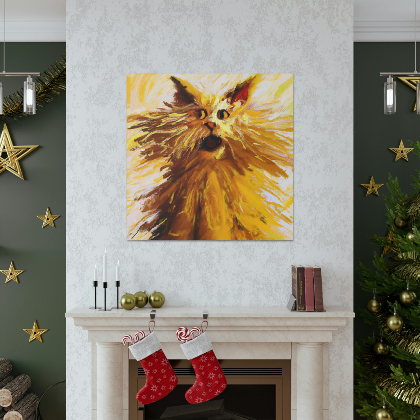 Maine Coon Awe. - Canvas