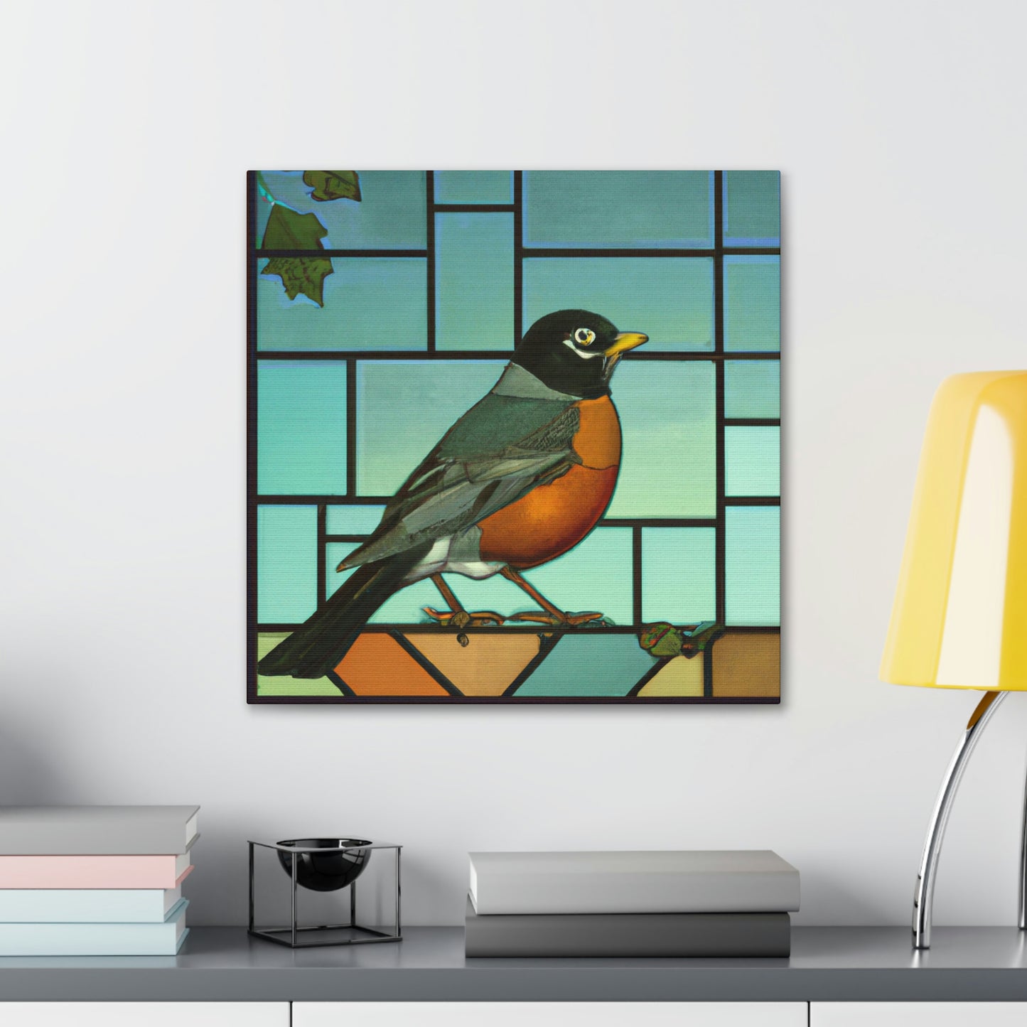 "A Robins Art Deco" - Canvas