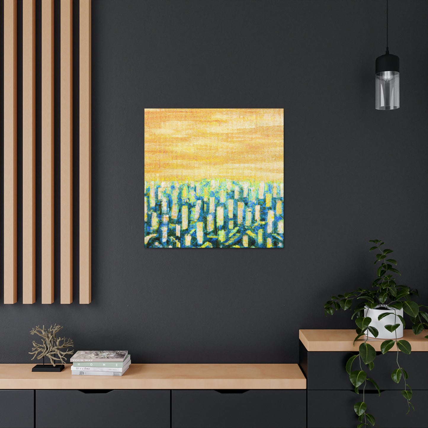 Corn in Moonlight Gloaming - Canvas