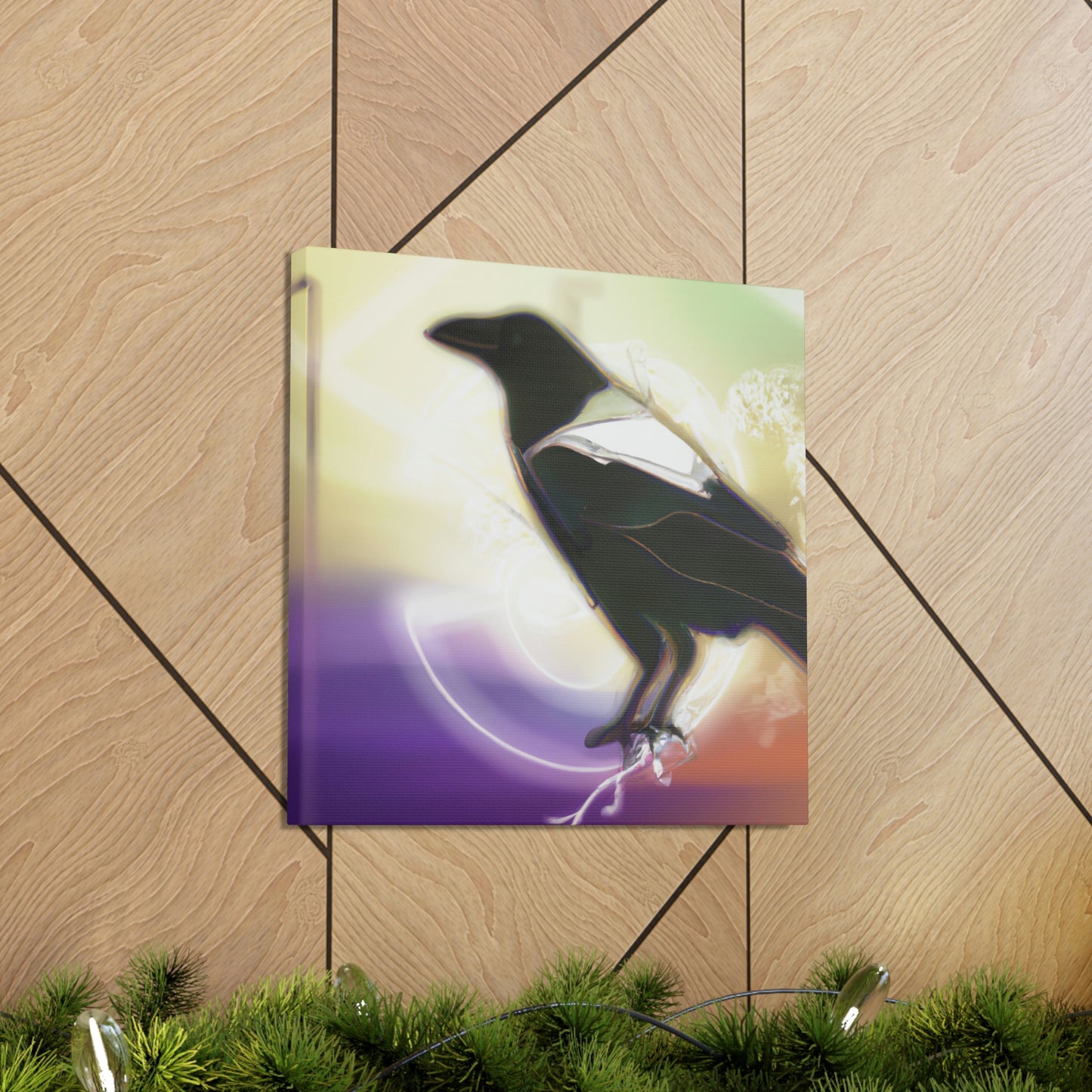 "Crows of the Big Apple" - Canvas