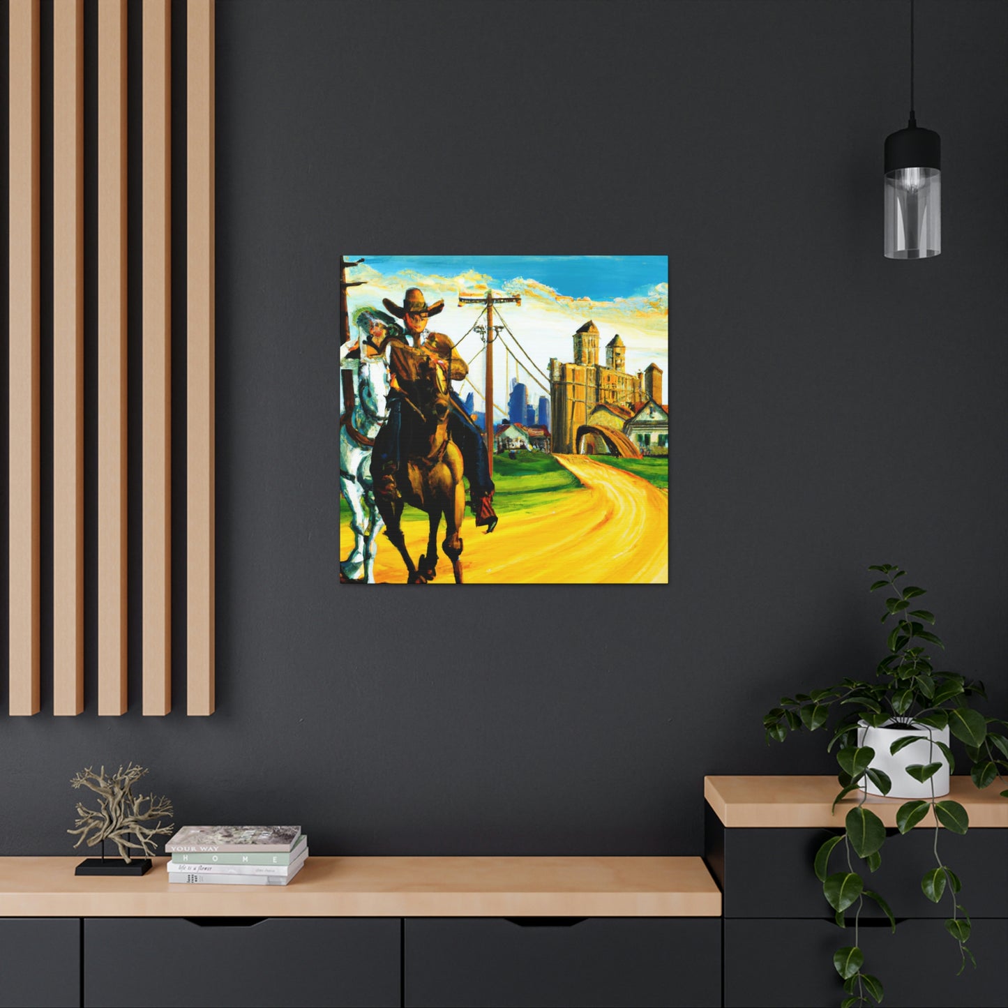 Frontier Town Splendor - Canvas