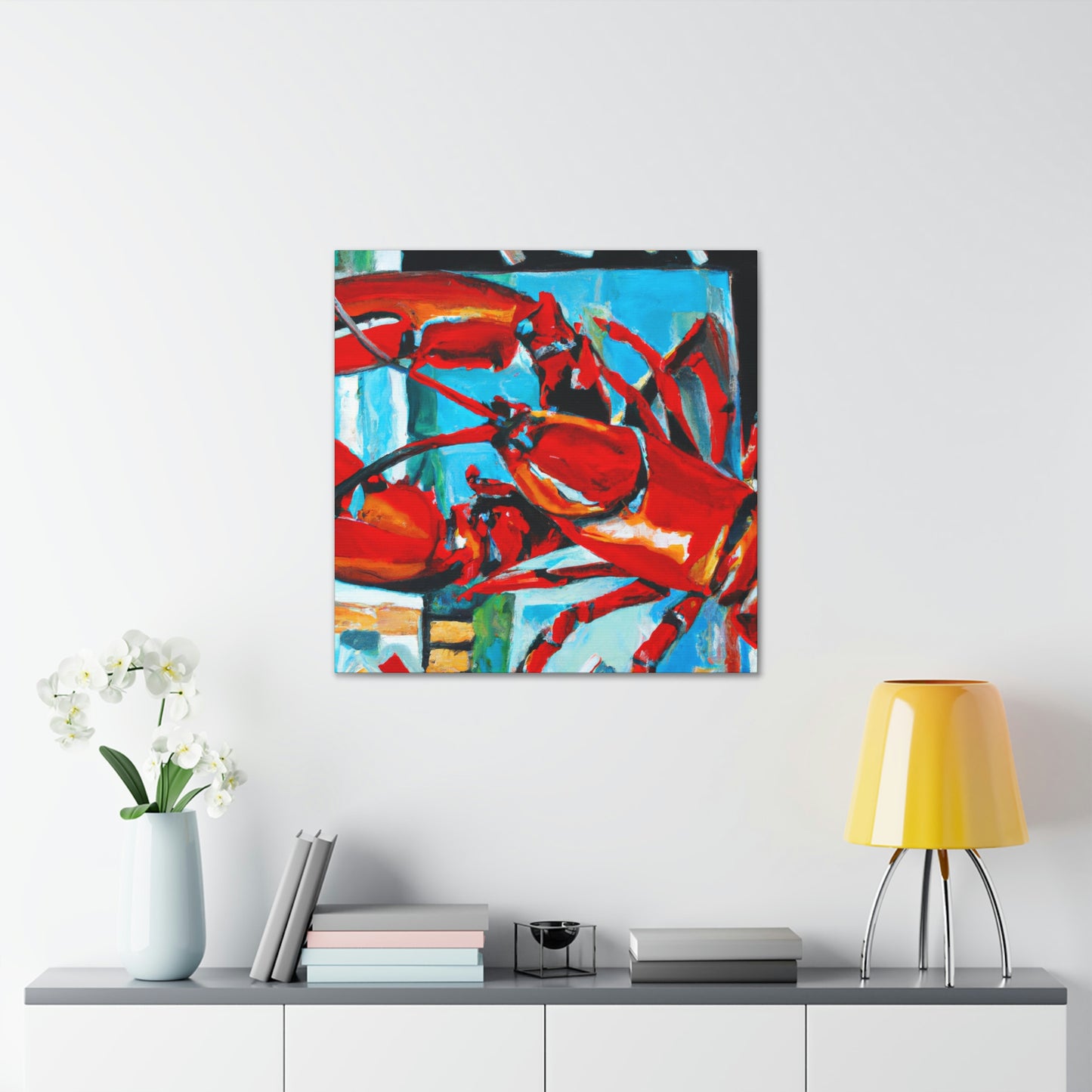 Lobster in Magnificence - Canvas