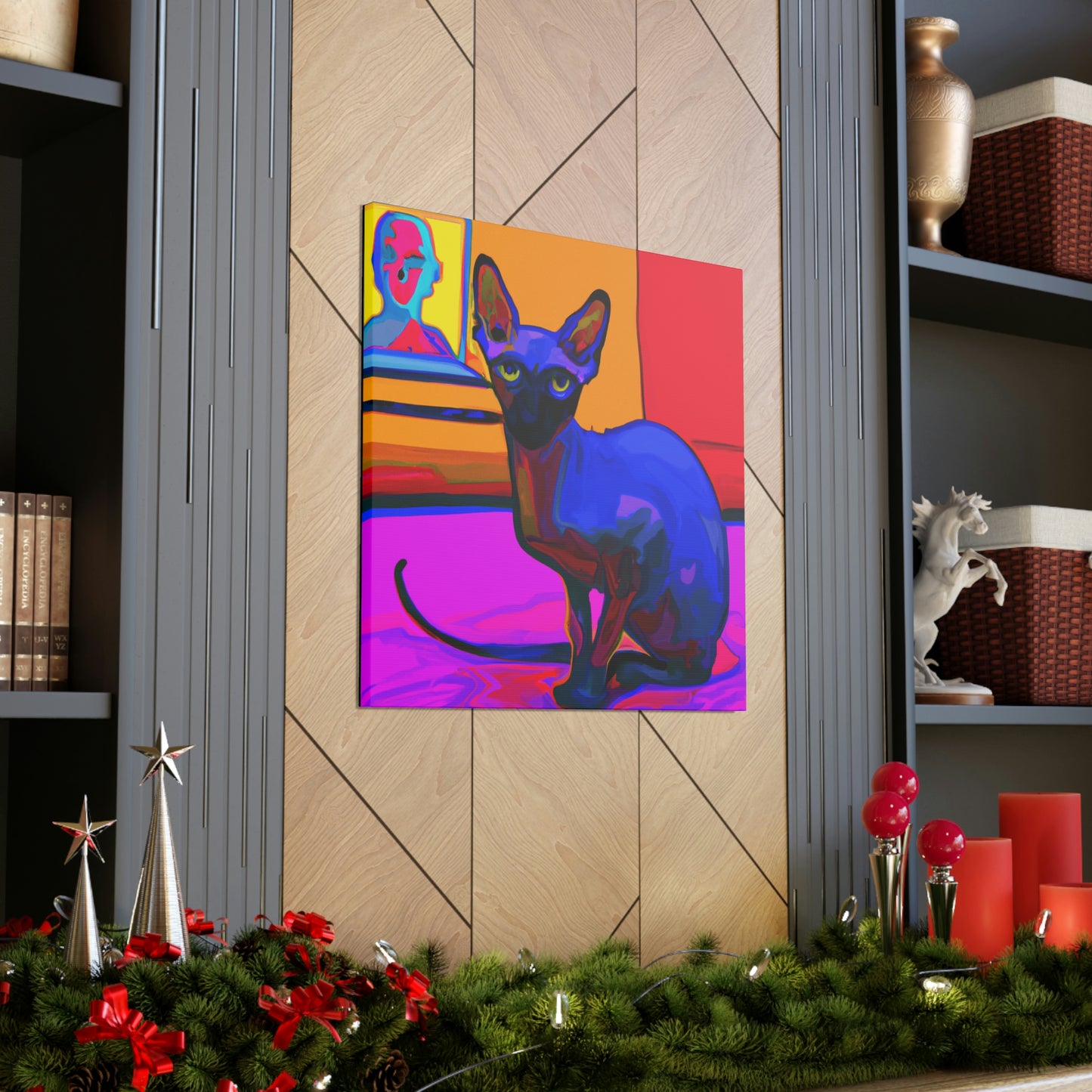 Sphynx in Fauvism - Canvas