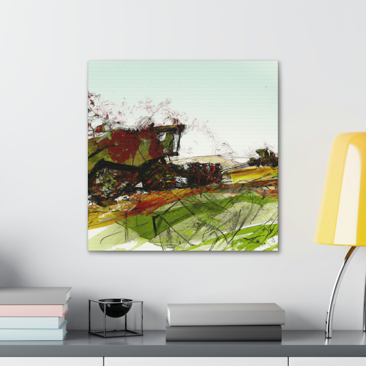 Harvesters in Harvest Time - Canvas