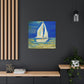 "Sailboat at Sea" - Canvas