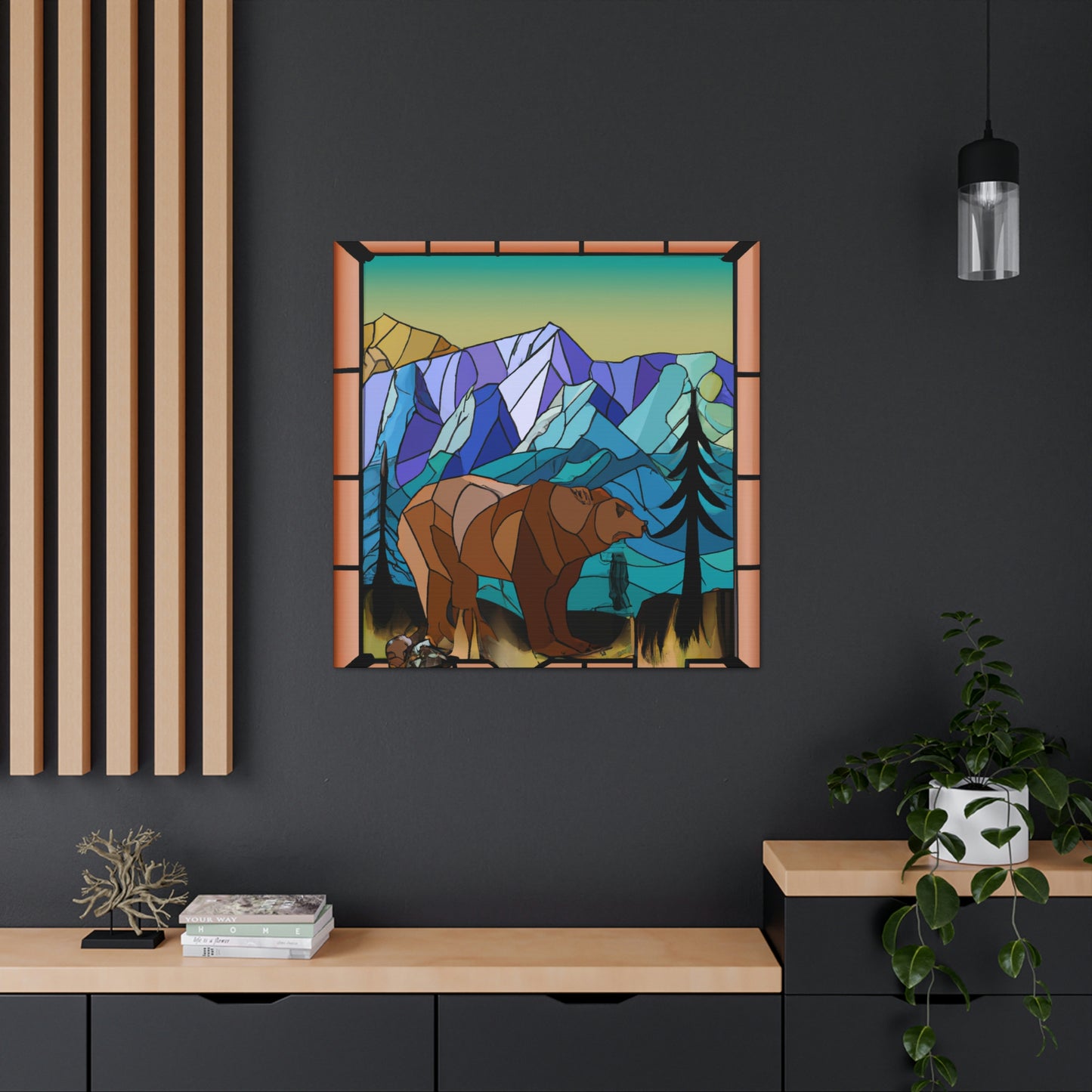 Bear of Gleaming Gold - Canvas