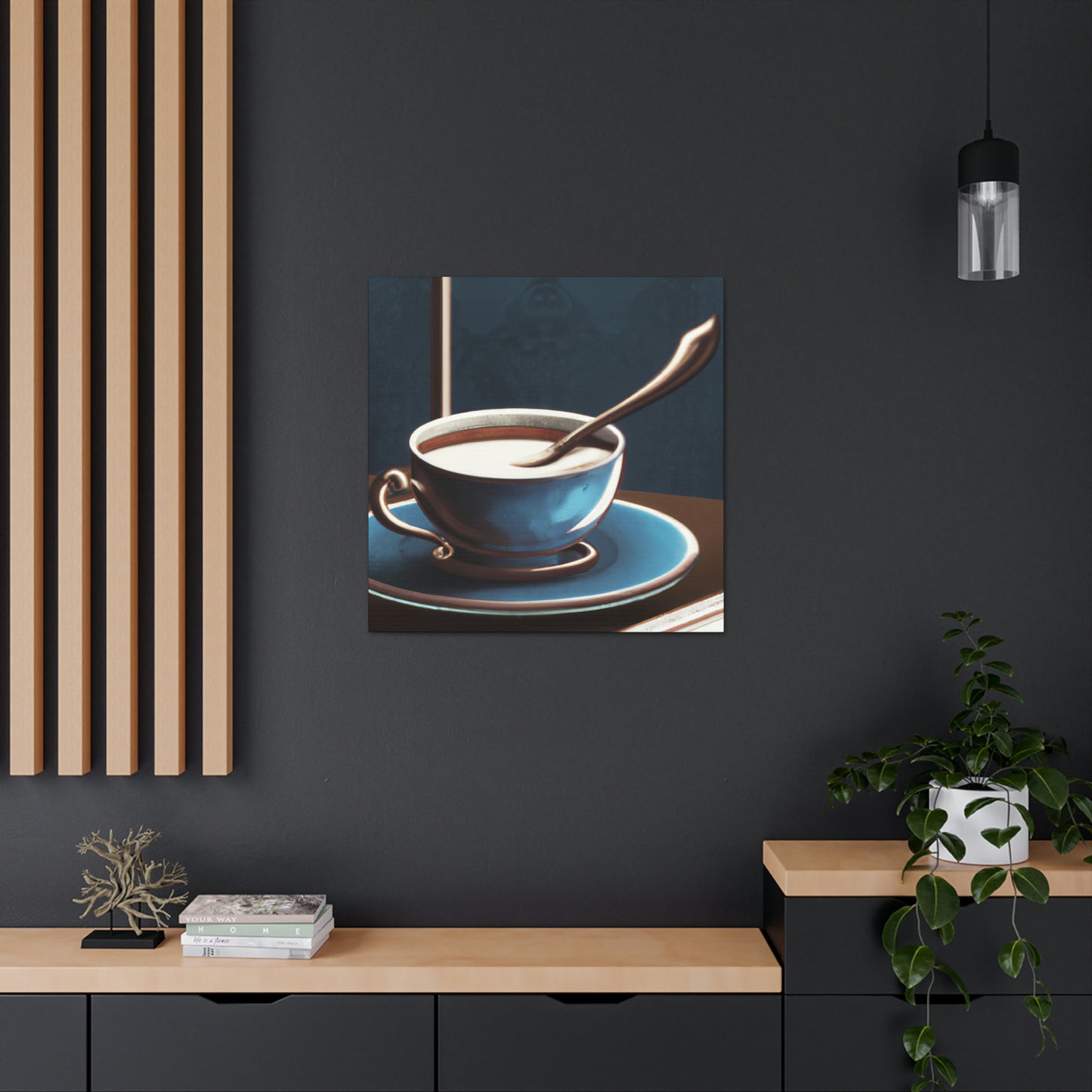 Coffee Cup Baroque - Canvas