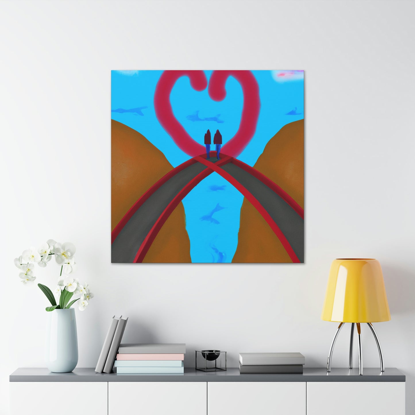 Love's Golden Bridges - Canvas