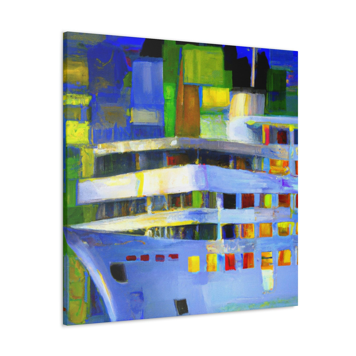 Cruise Ship Abstraction - Canvas