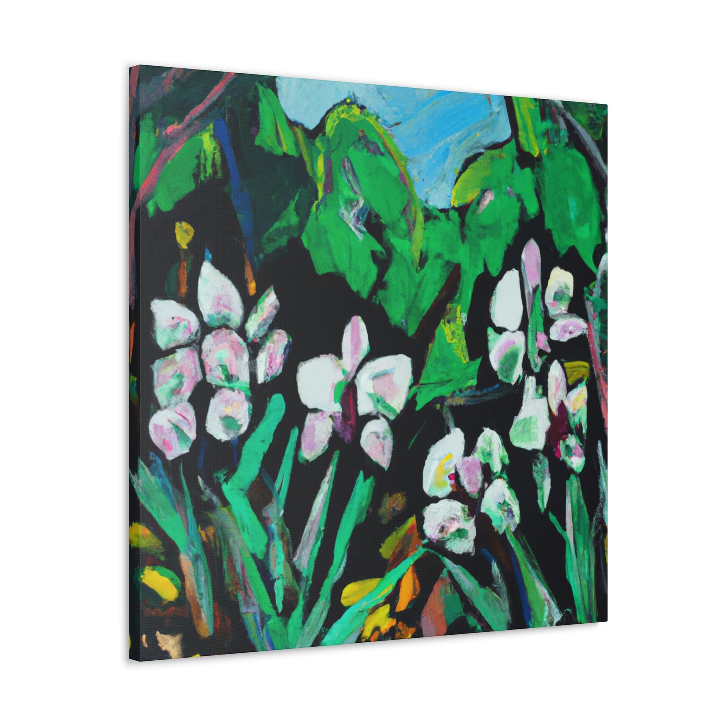 "Orchid in Moonlight Dreaming" - Canvas