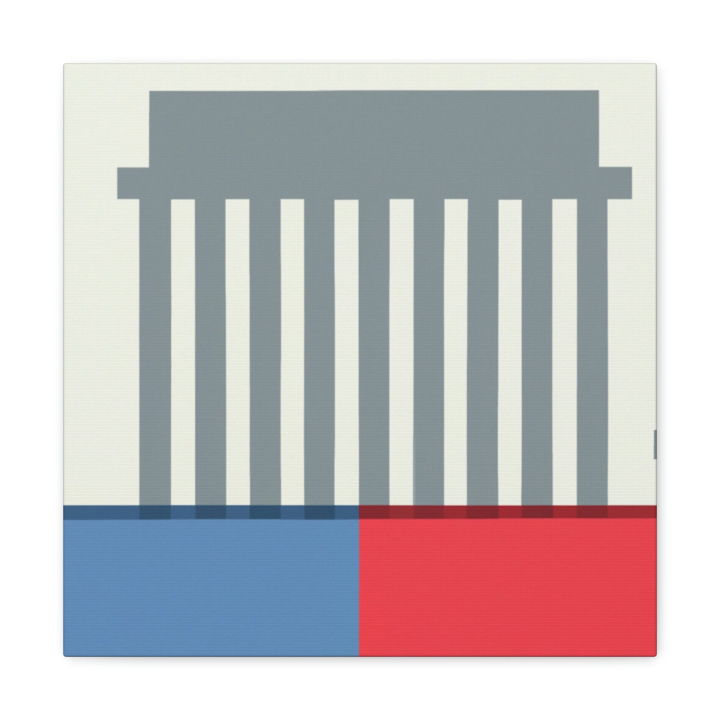 Lincoln Memorial Simplicity - Canvas