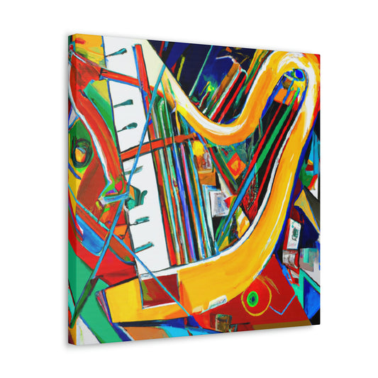 "Harp in Expressionism" - Canvas