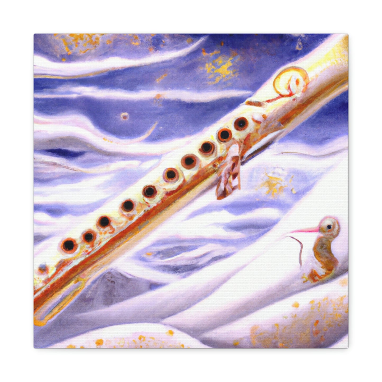 "Flute of Dreamscapes" - Canvas