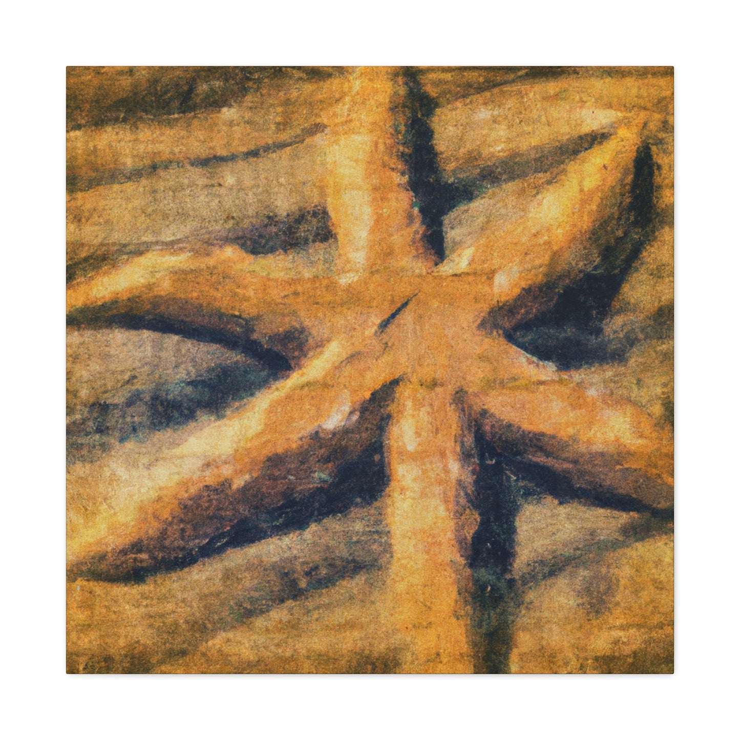 "Starfish Shimmer Shine" - Canvas