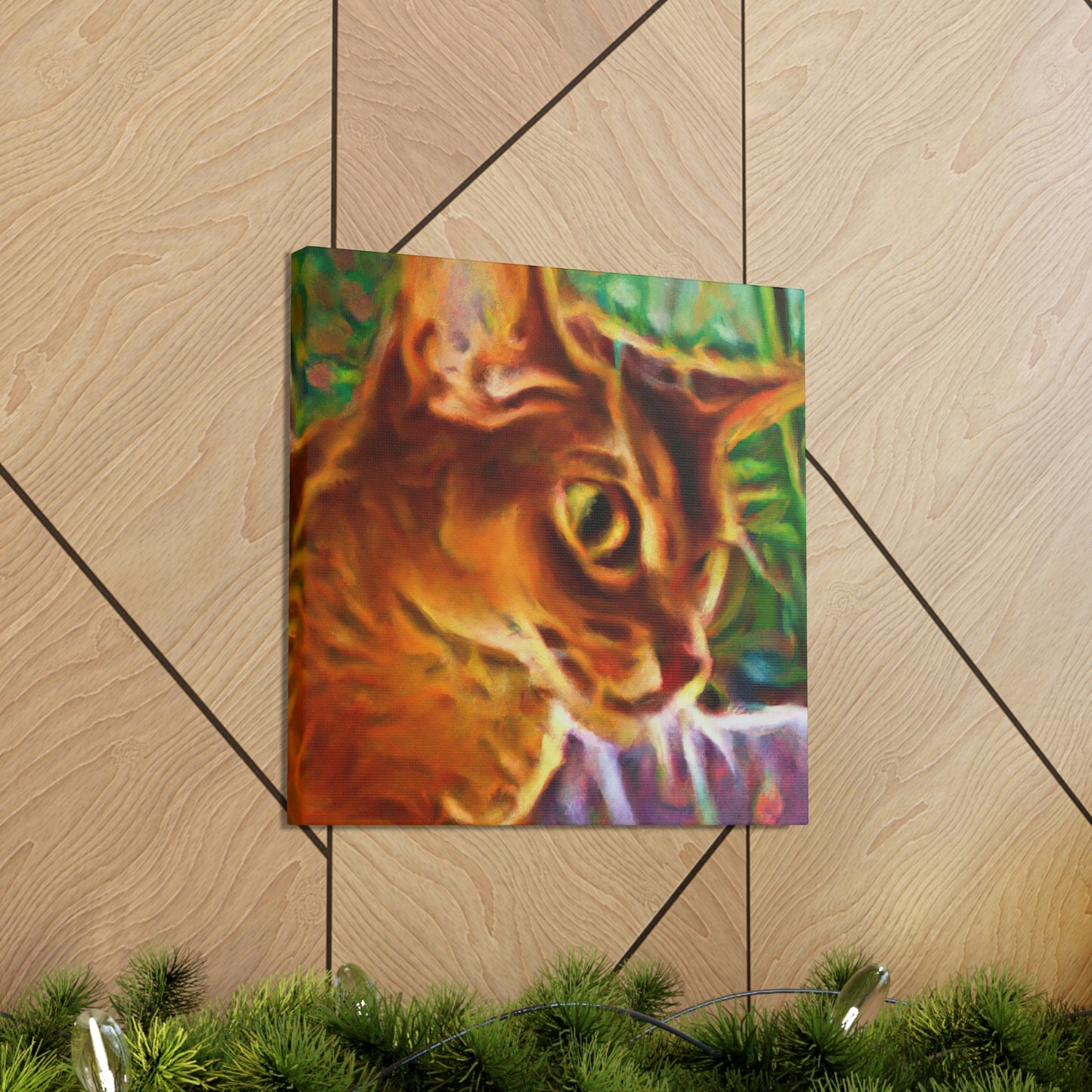 "Abyssinian Colorful Dreams" - Canvas