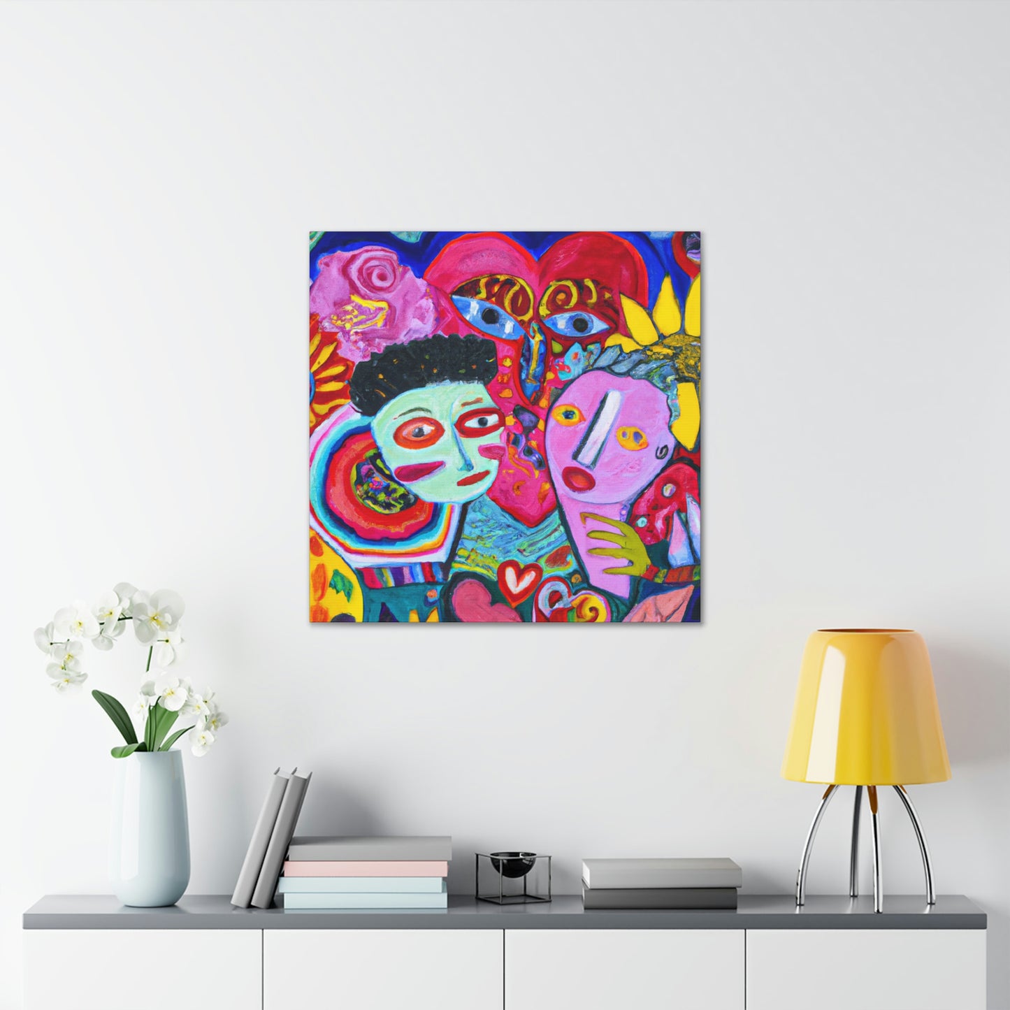 Love Blooms Forever - Canvas