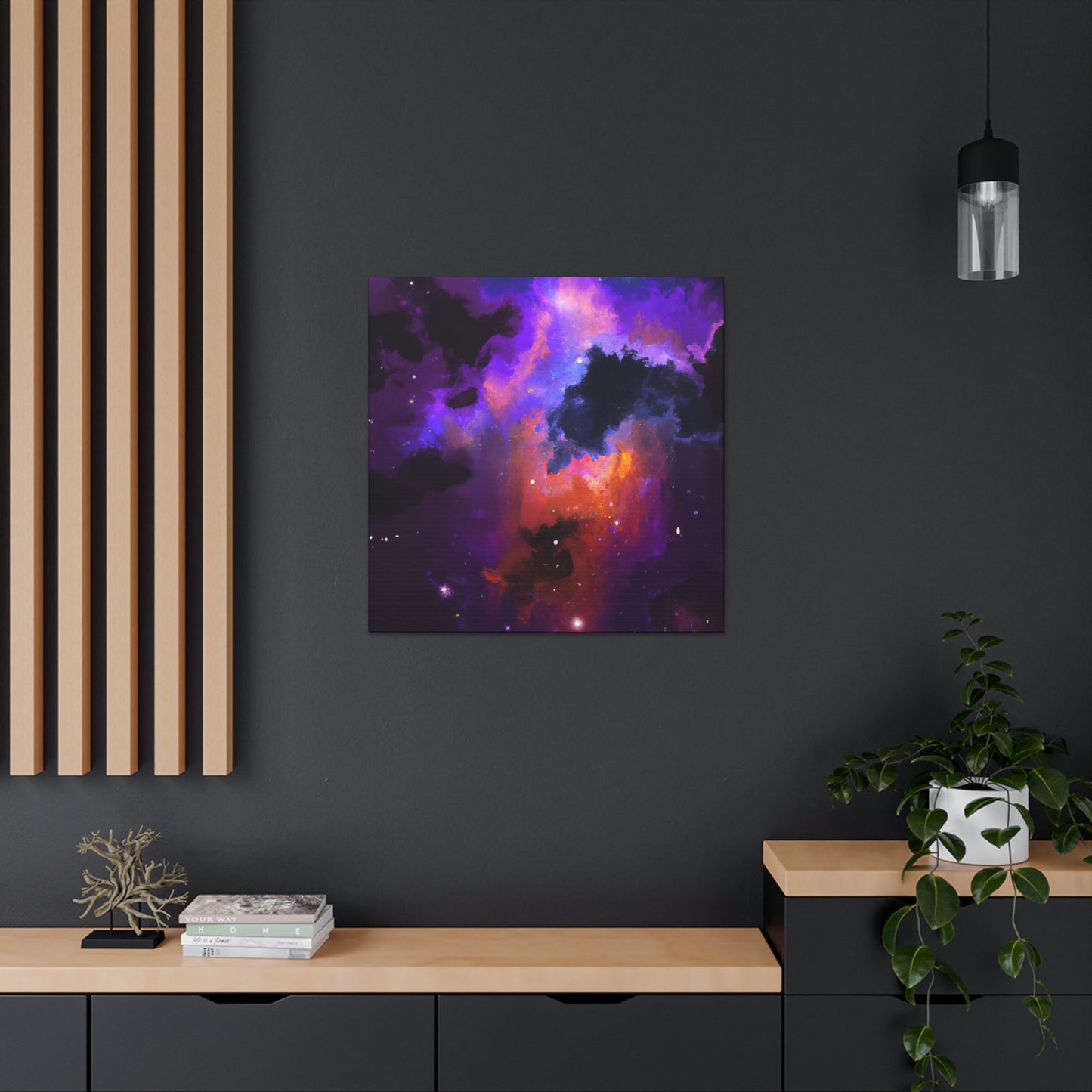 "A Cosmic Nebula Vision" - Canvas