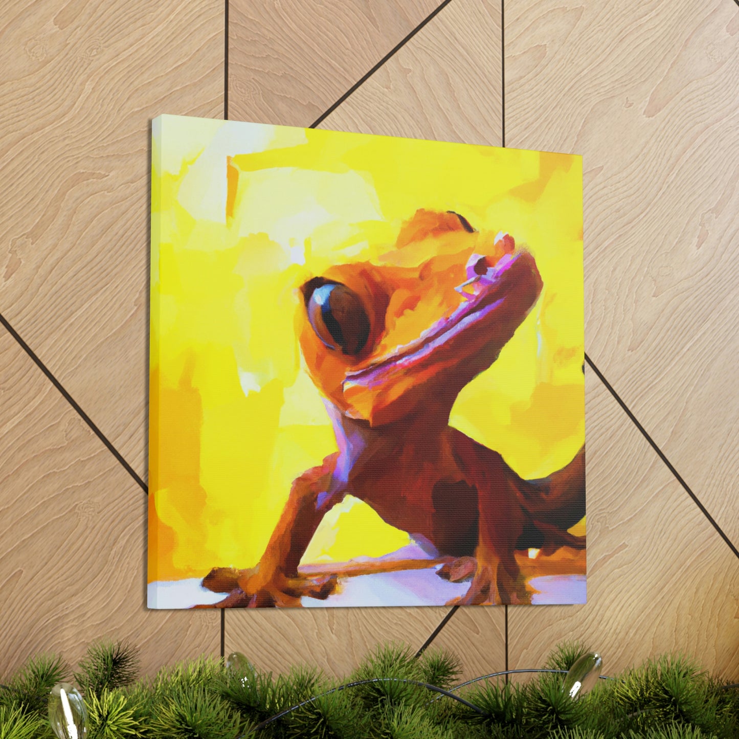 Gecko's Surreal Dream - Canvas