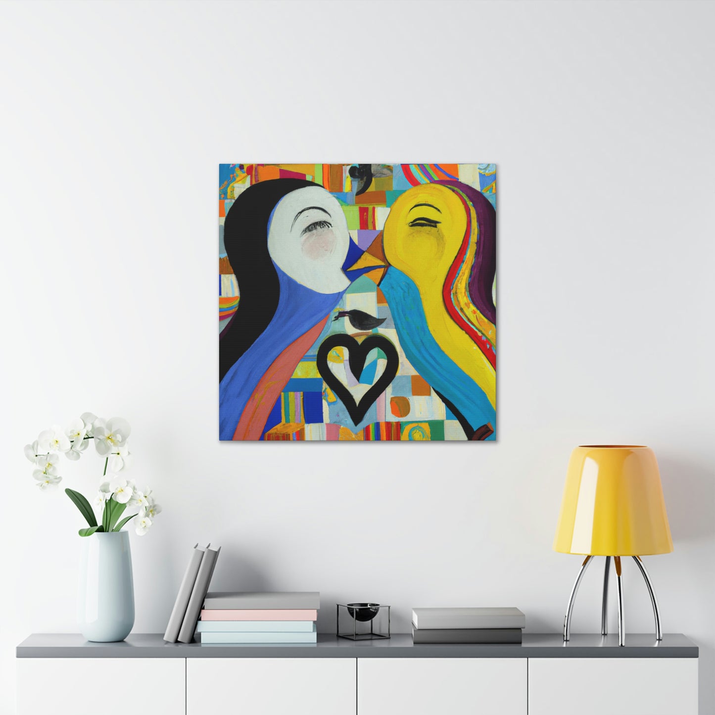 Loving Duo Portrait - Canvas