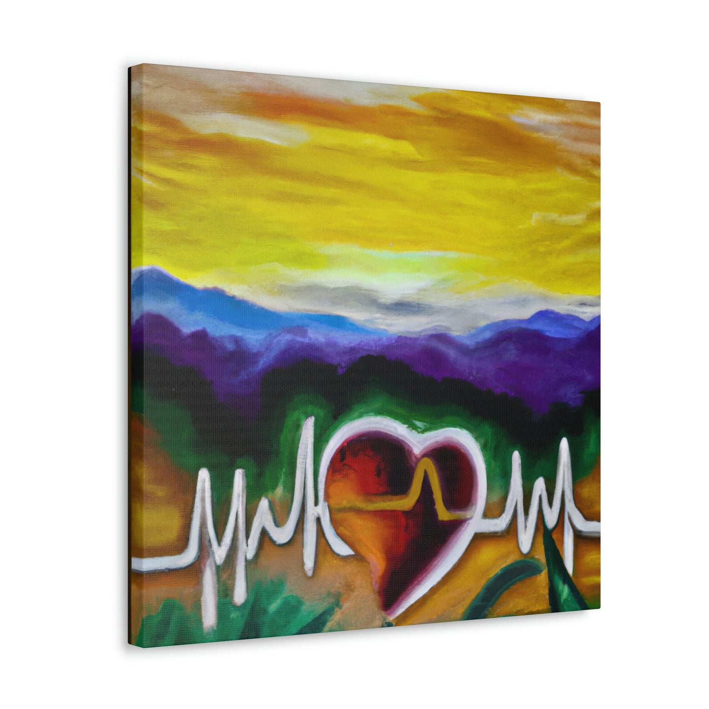 Love's Beatitudes. - Canvas