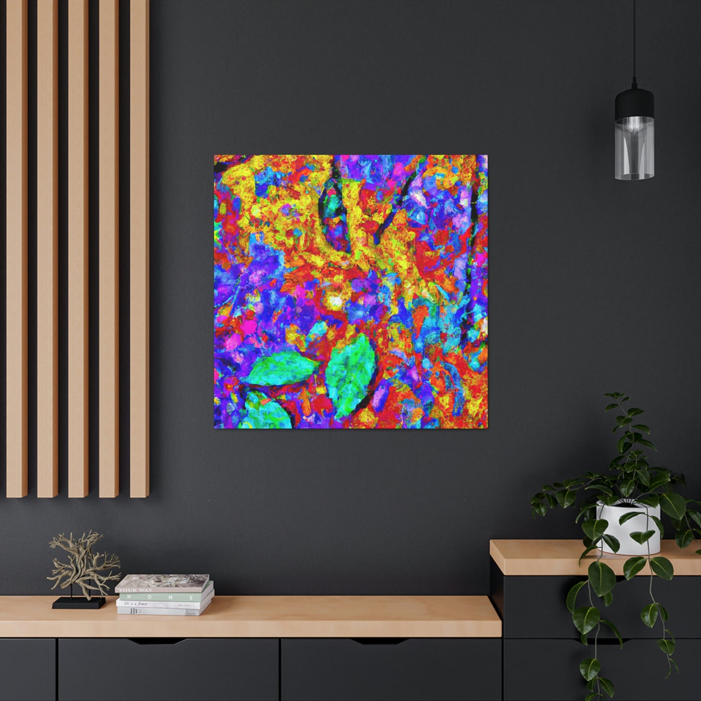 Clashing Stormy Tendrils - Canvas