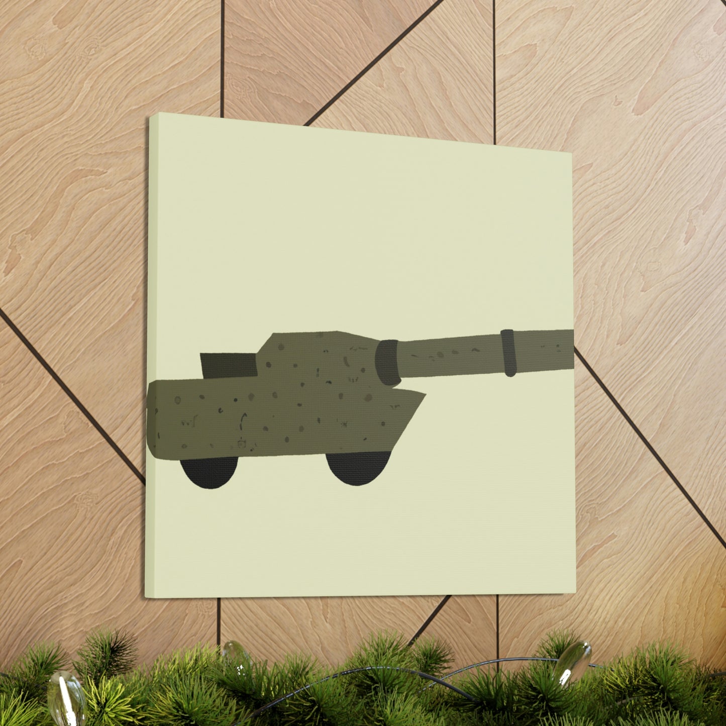 "Gun Minimalism Tranquility" - Canvas