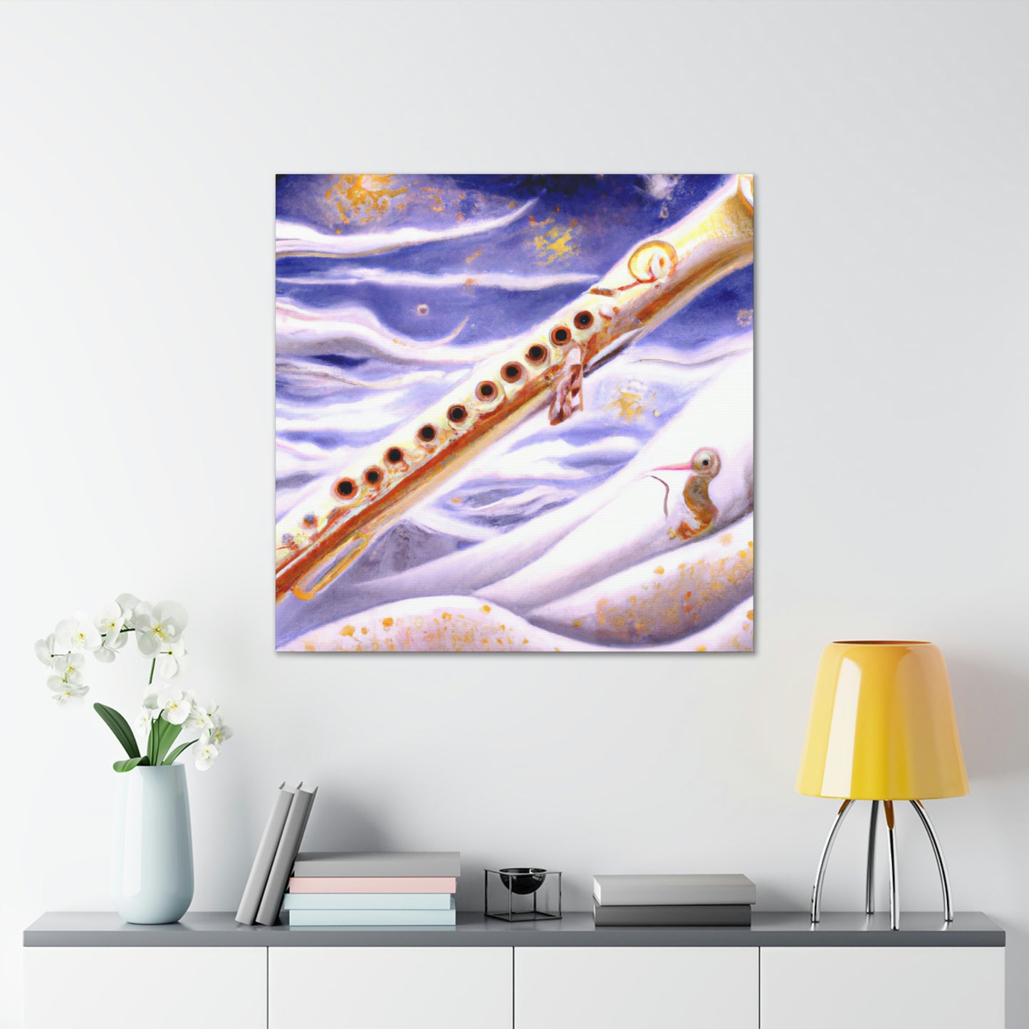 "Flute of Dreamscapes" - Canvas