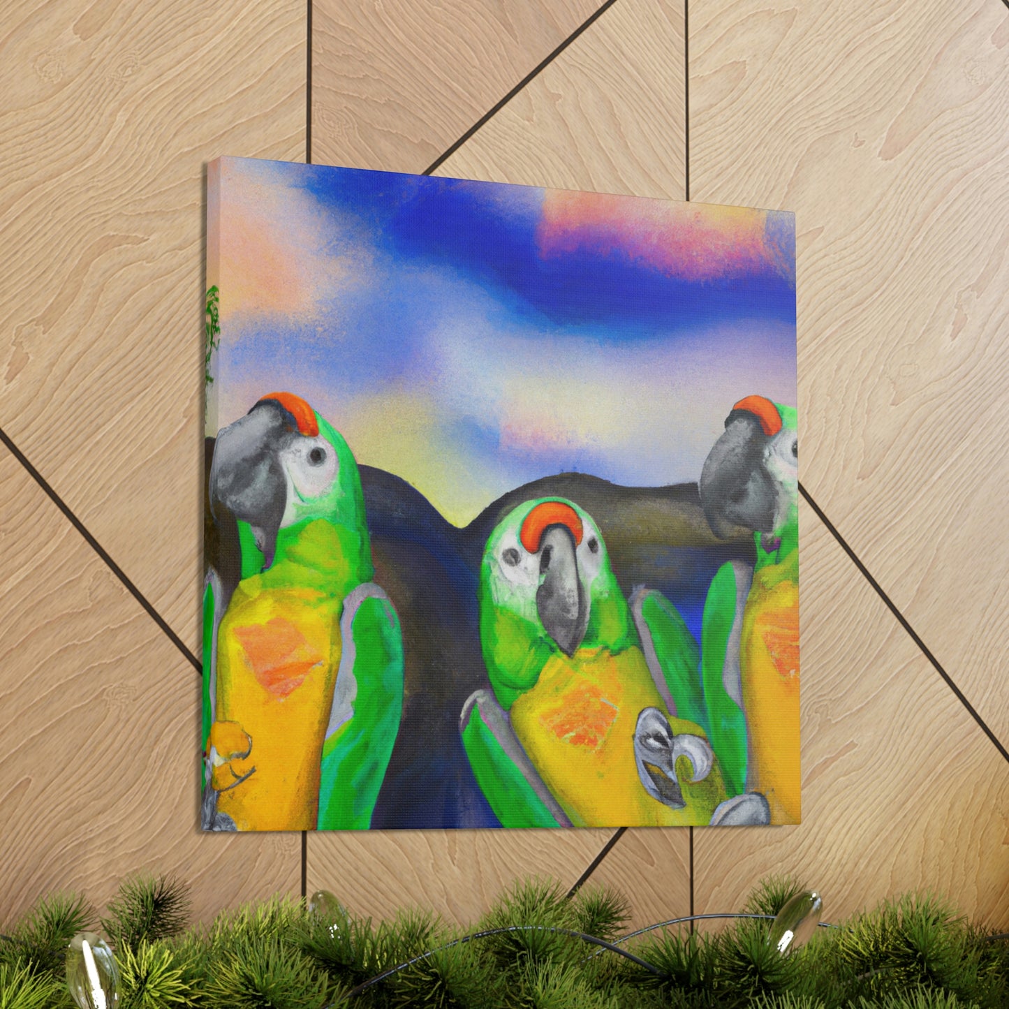 Parrots of Paradise Surreal - Canvas