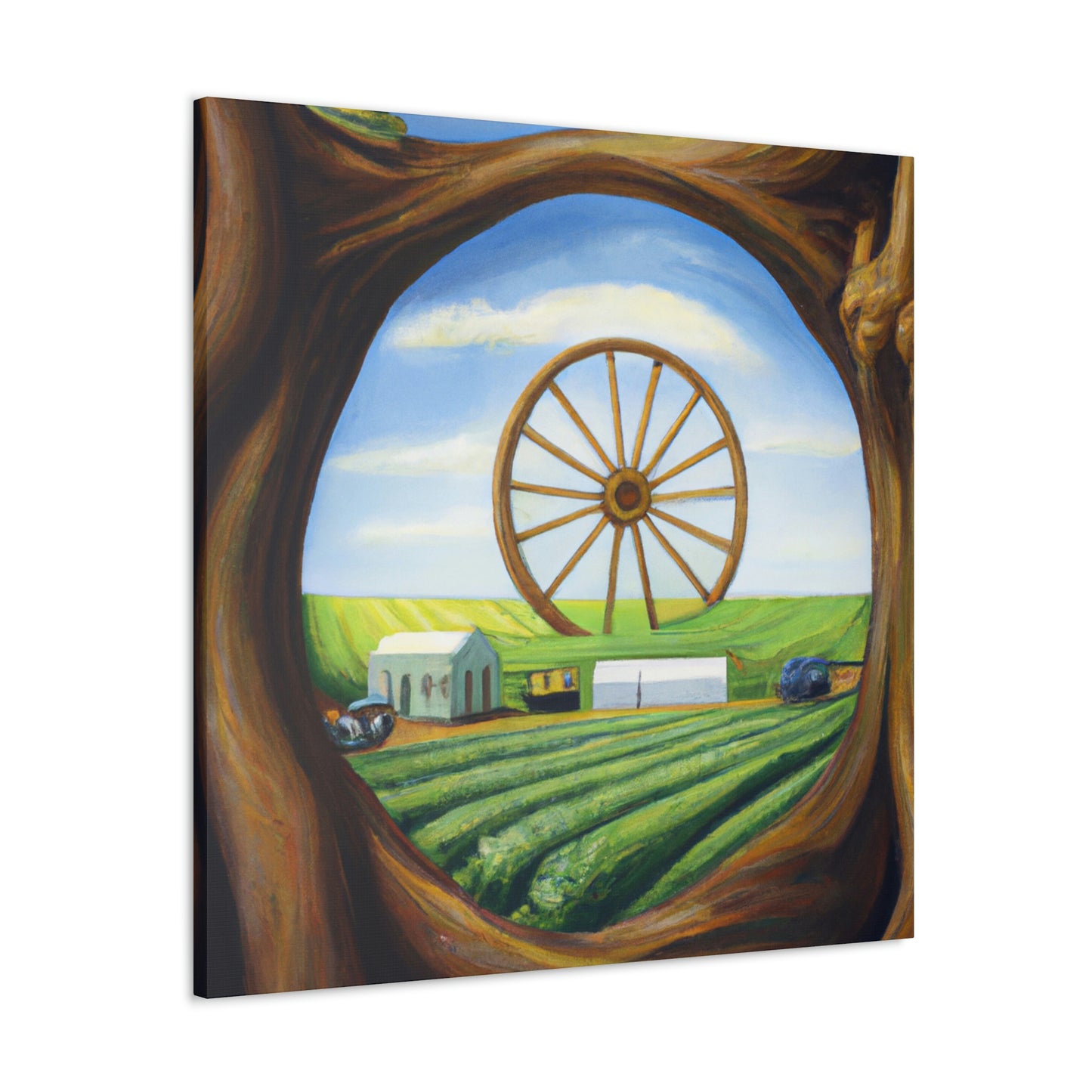 Revolutionary Wagon Wheel - Canvas