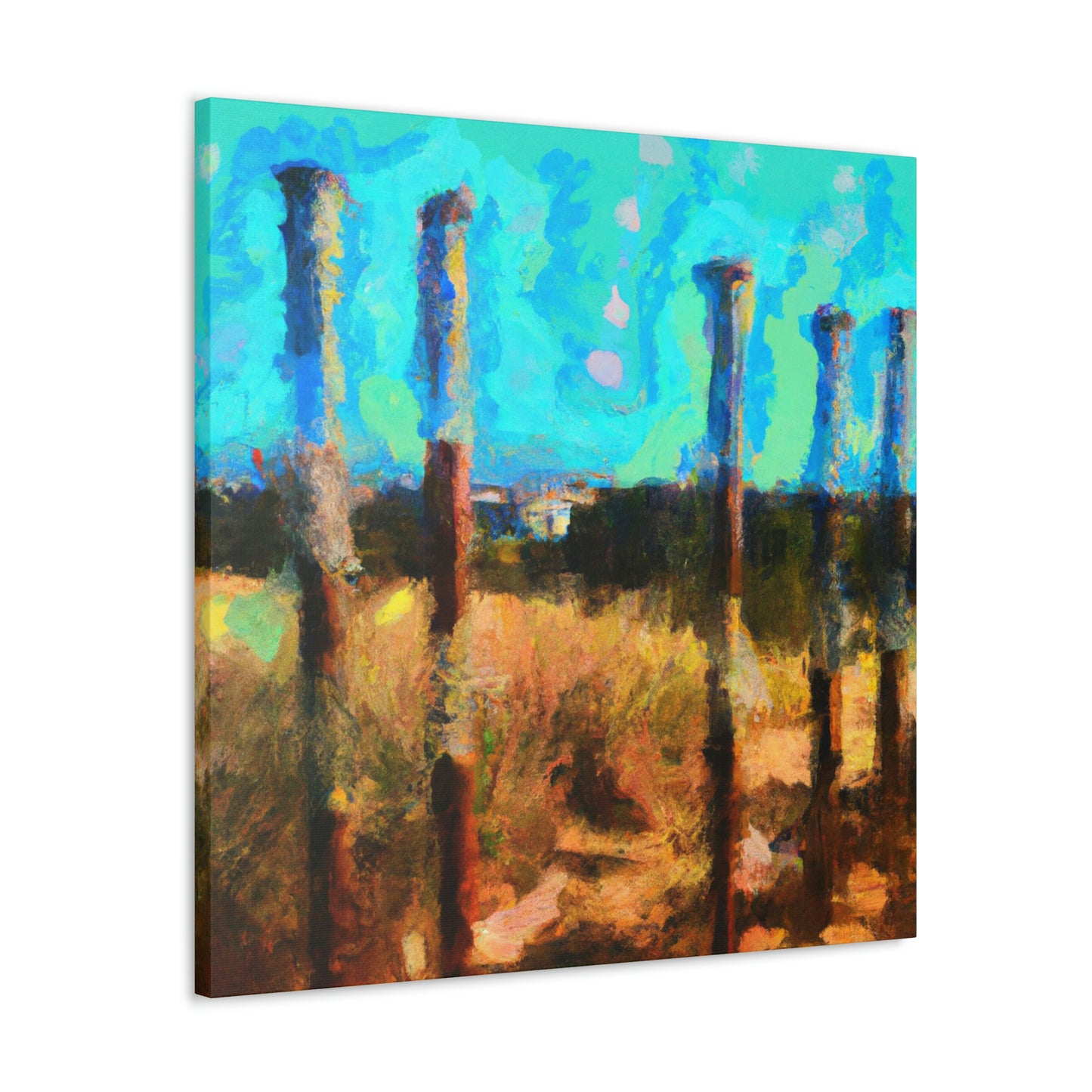 "The Verdant Hills of Summer" - Canvas