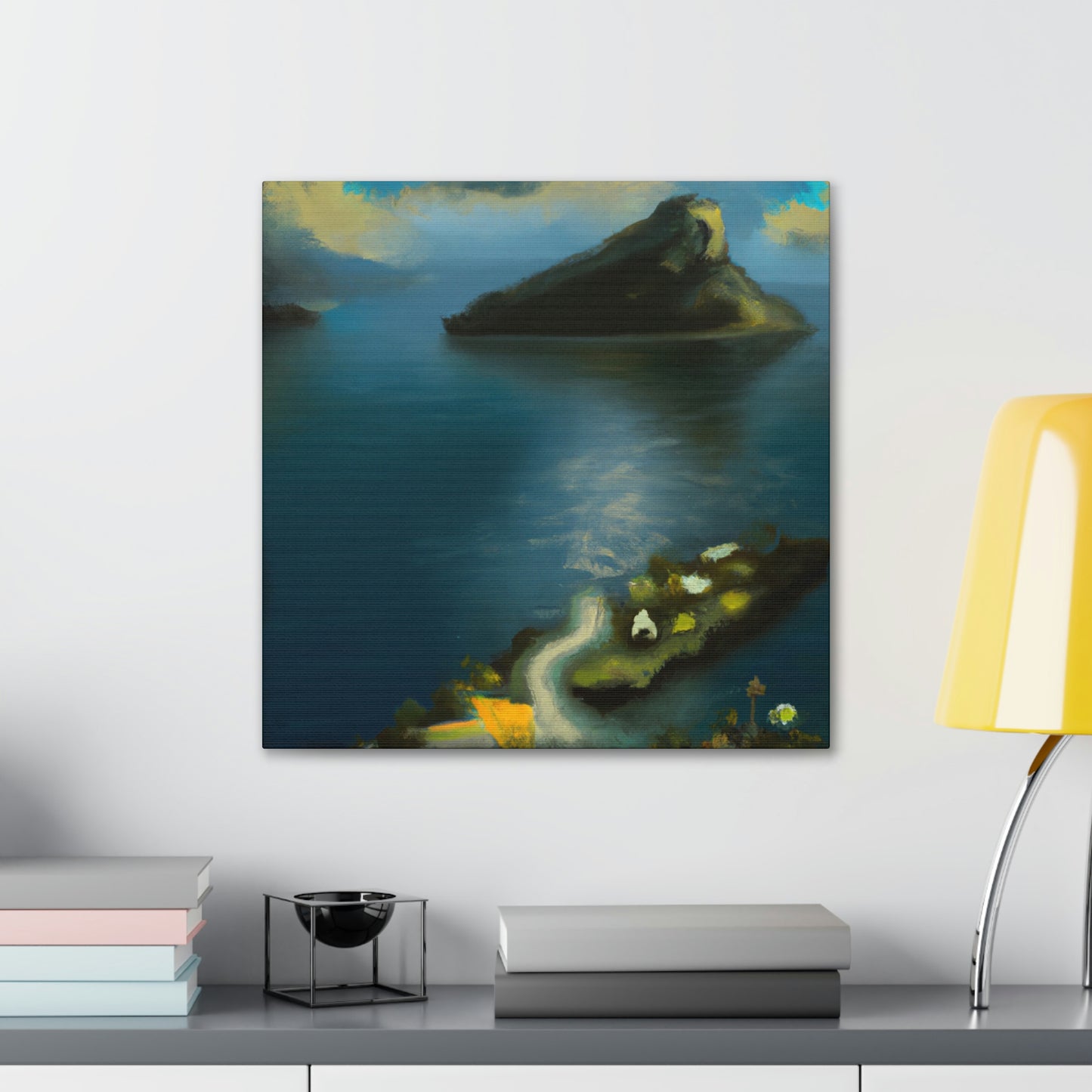 Island in Abstract Space - Canvas