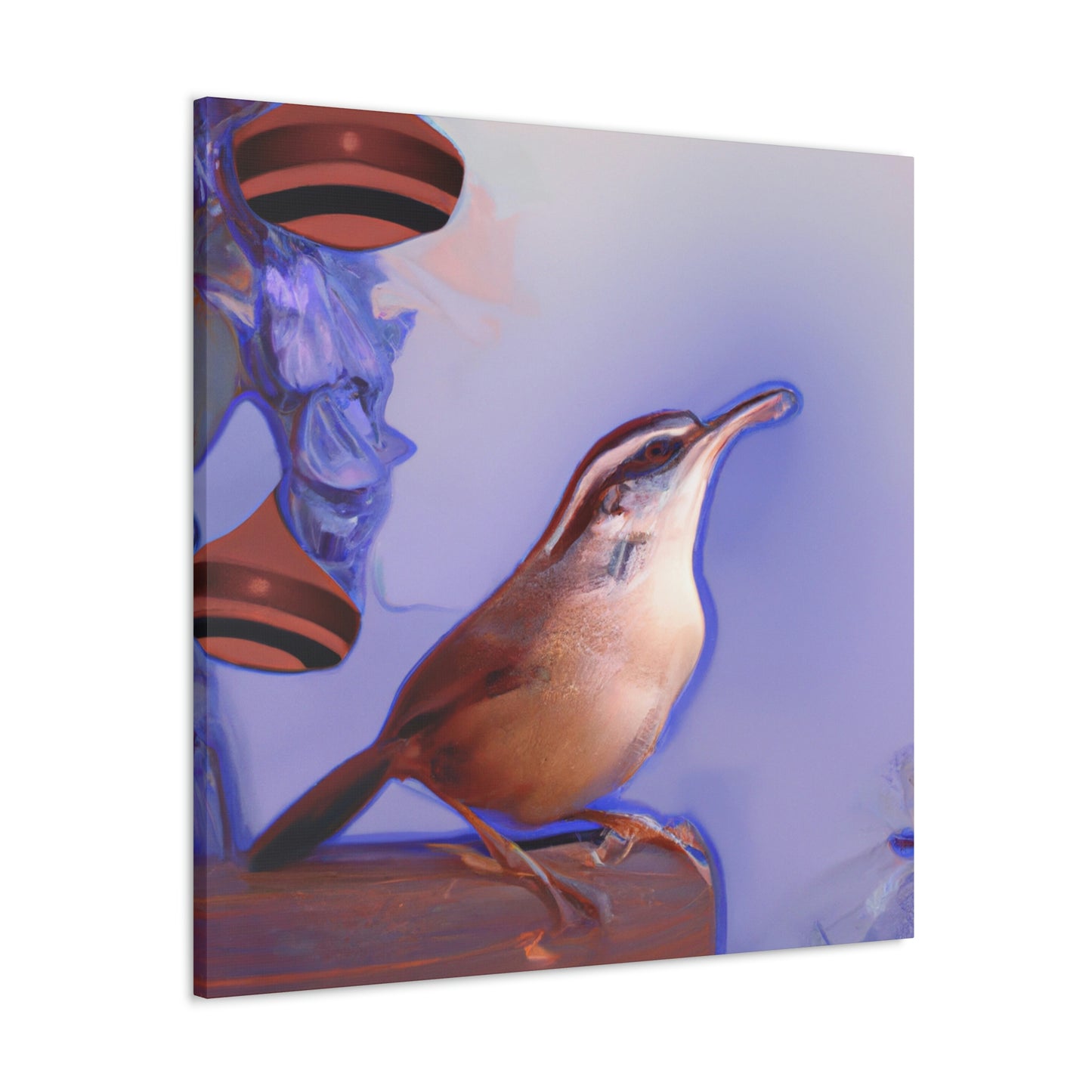 Carolina Wren Reflection - Canvas