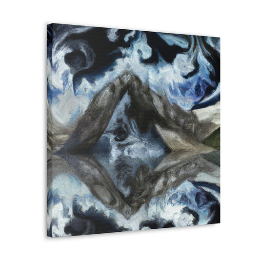 Snowy Mountain Dreamscape - Canvas