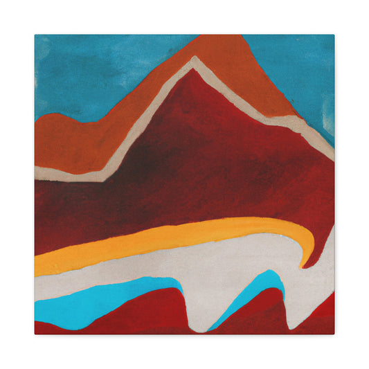 Mountain Majesty Ablaze - Canvas