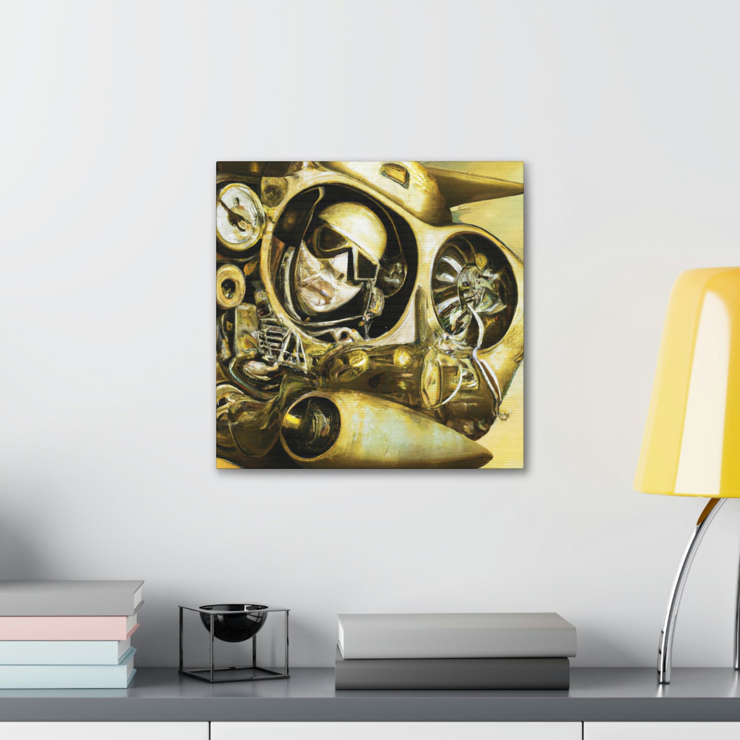 "Aviator in Flight Dream" - Canvas