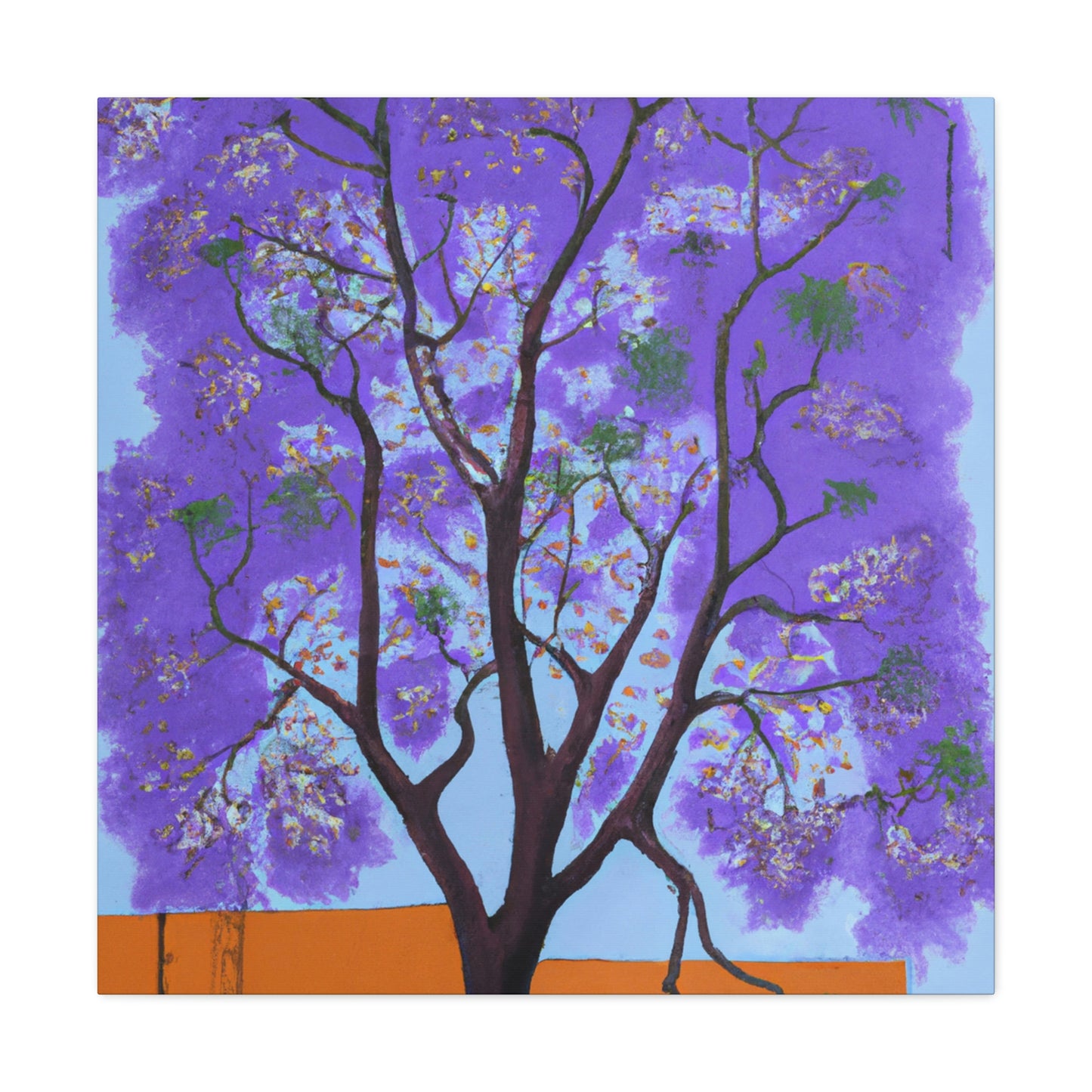 Cascading Jacaranda Joy - Canvas