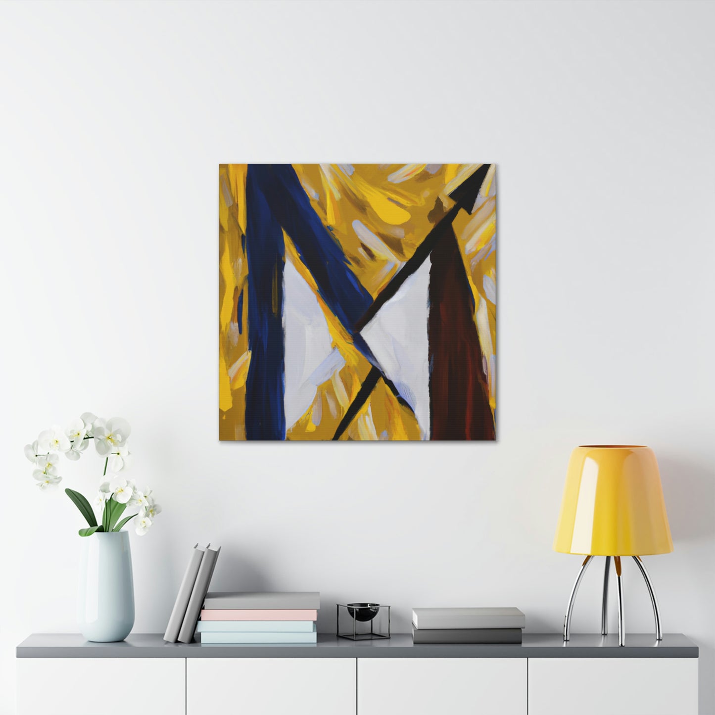 "Abstract Expression of M." - Canvas