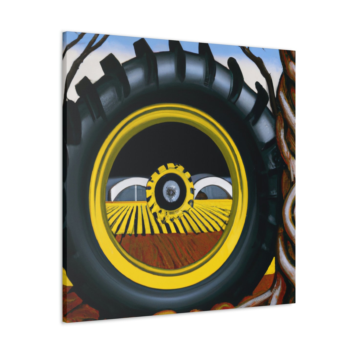 Tire in Transition Period - Canvas