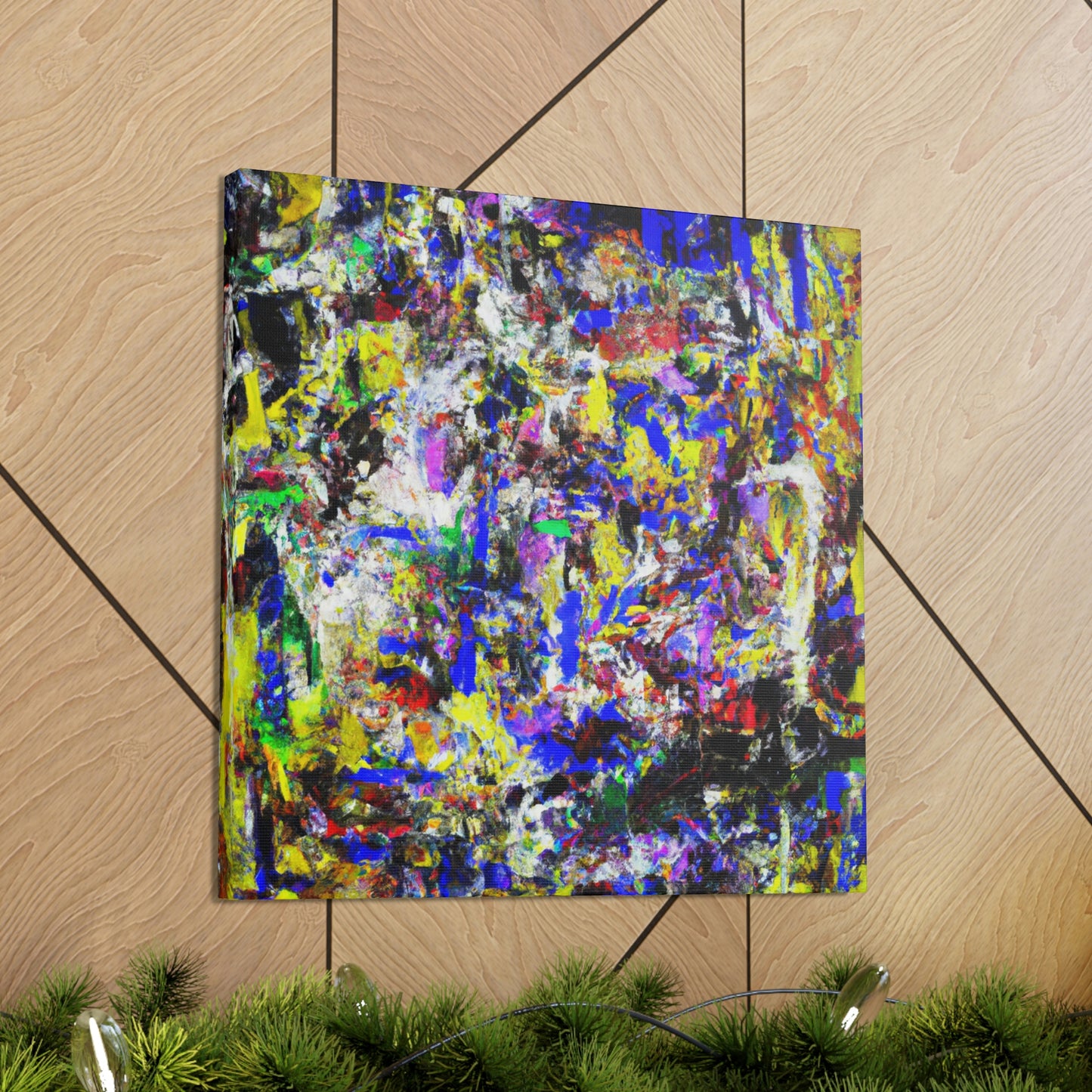 "Turbulent Cobalt Sky" - Canvas