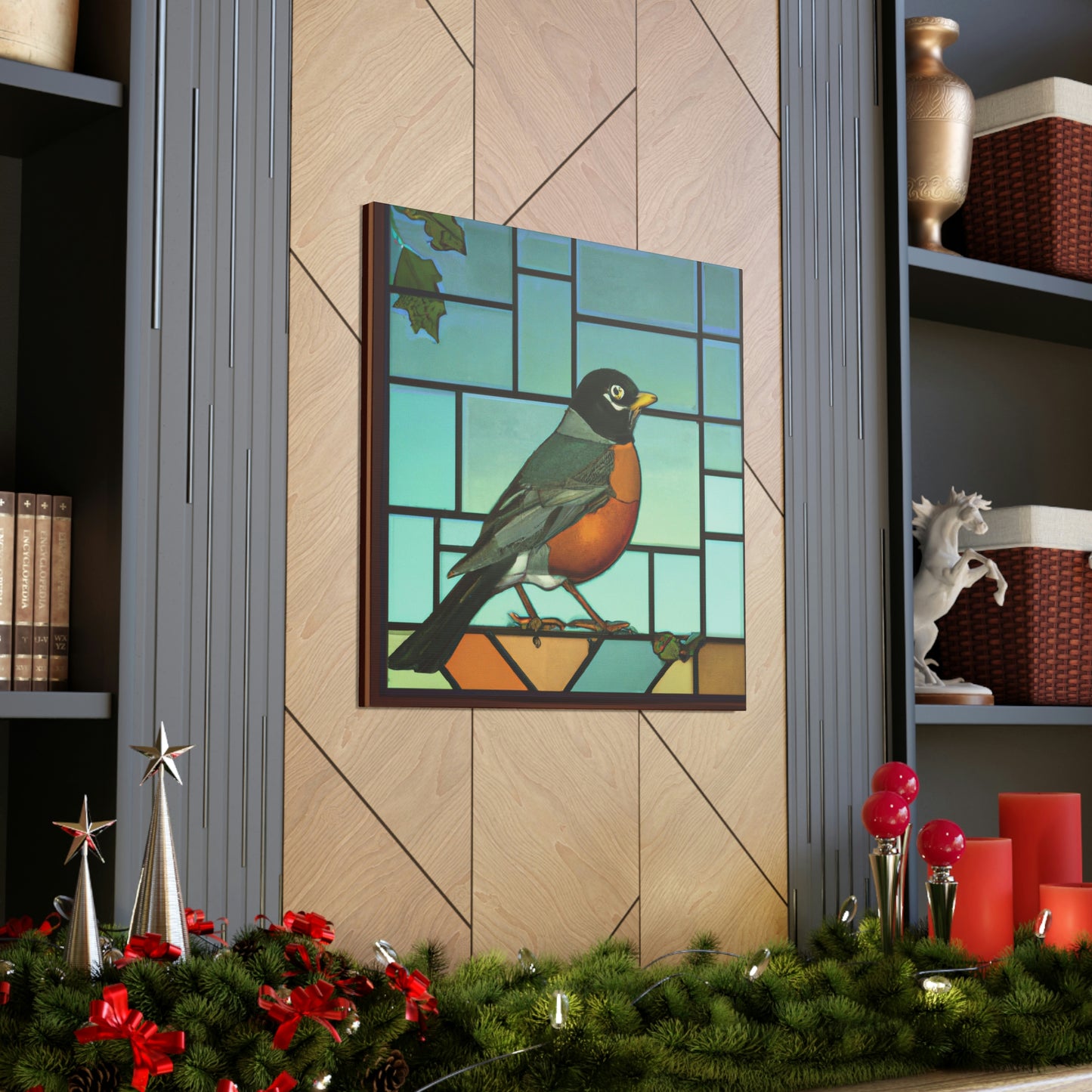 "A Robins Art Deco" - Canvas