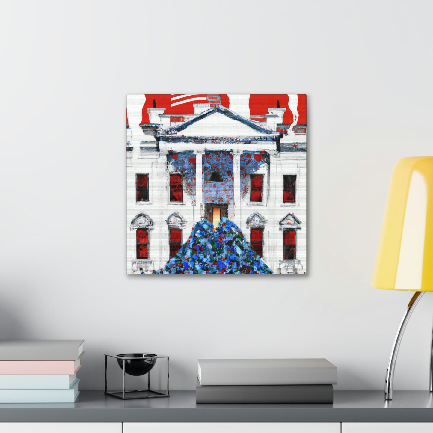 The White House Grandeur - Canvas