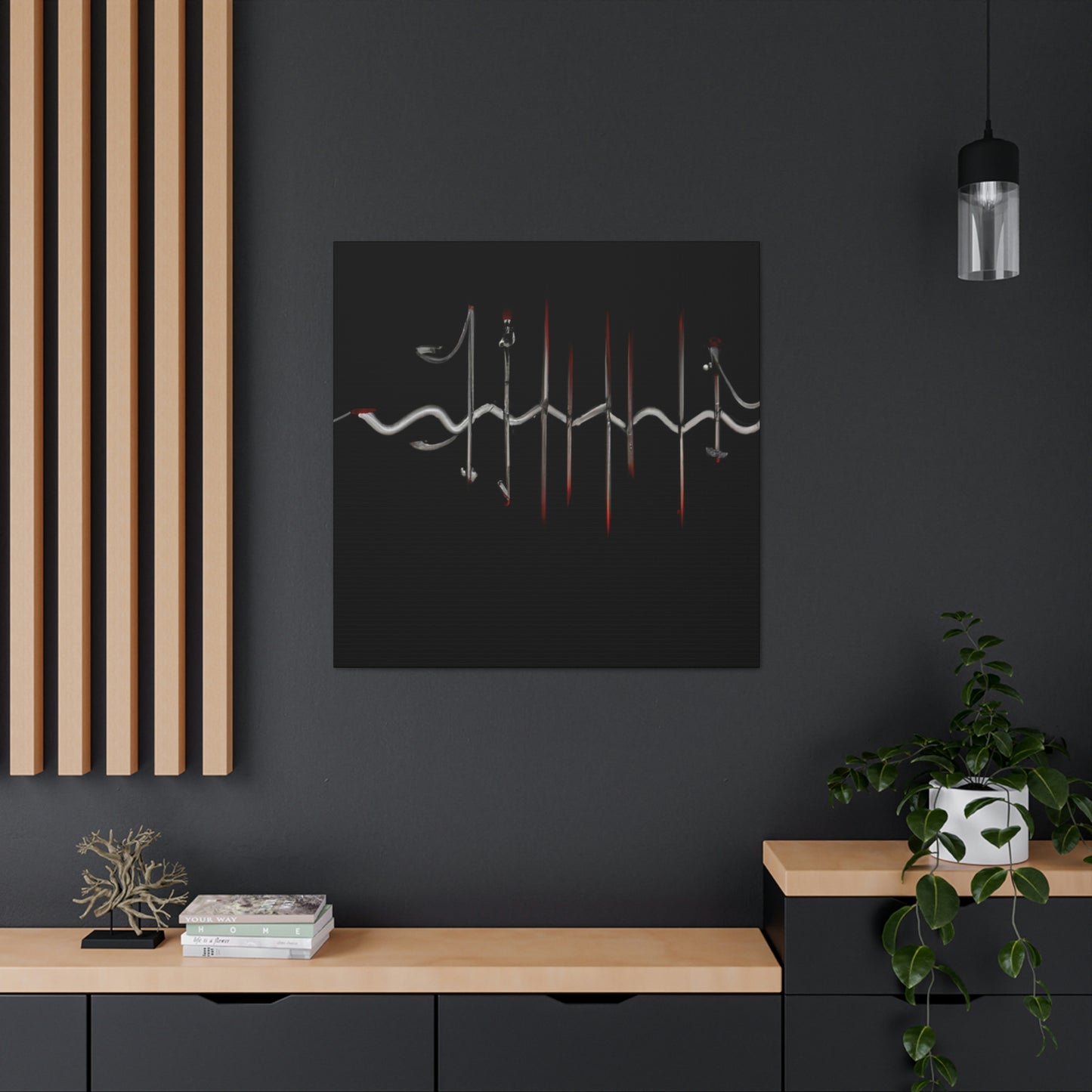 "Sound Wave Symphony" - Canvas