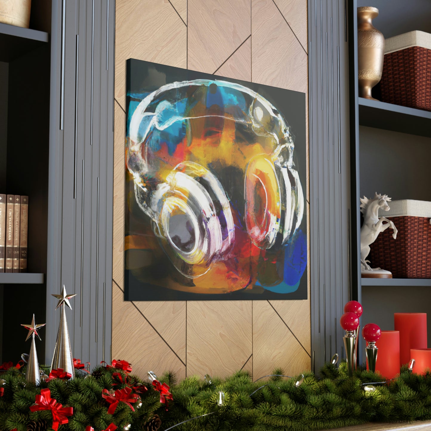 "Headphone Music Dreaming" - Canvas