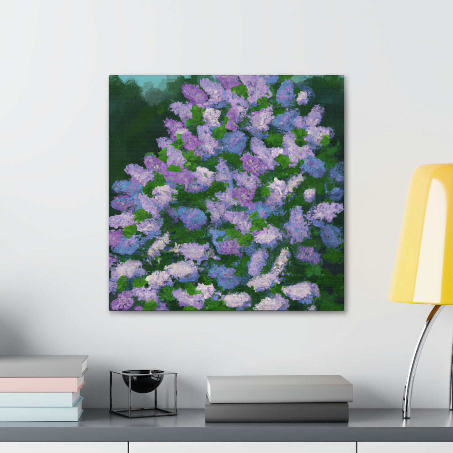 "Lilac Petal Abstraction" - Canvas