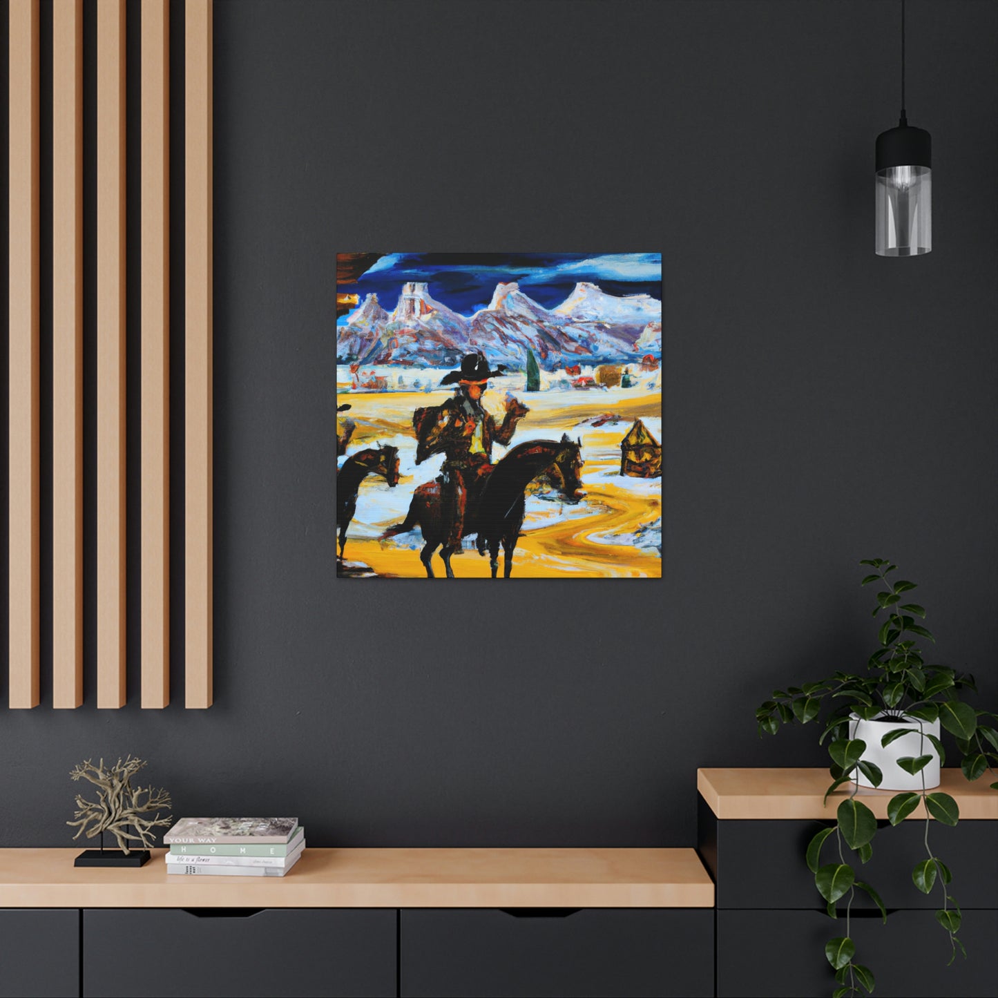 Frontier Town Splendor - Canvas