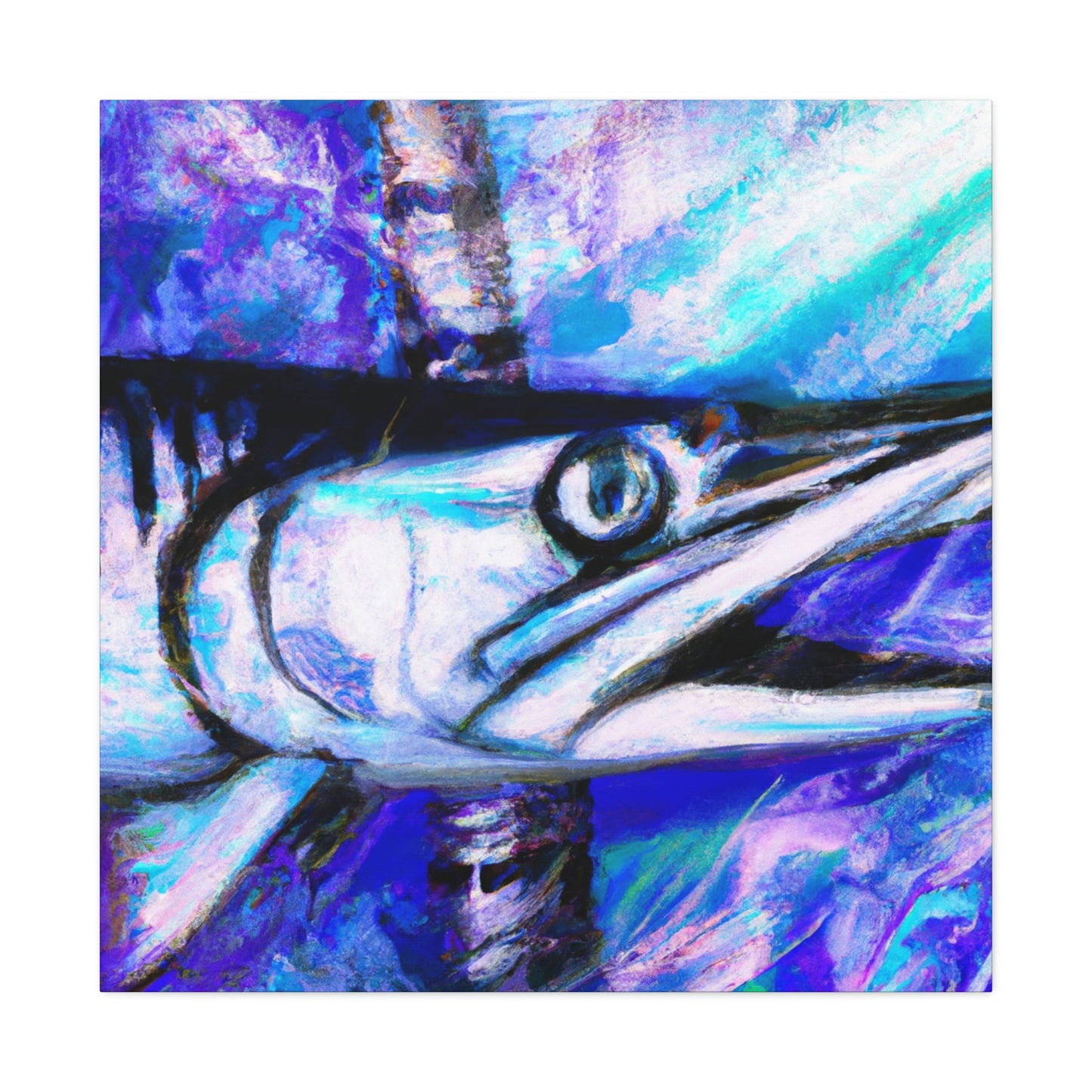 "Barracuda in Expressionism" - Canvas