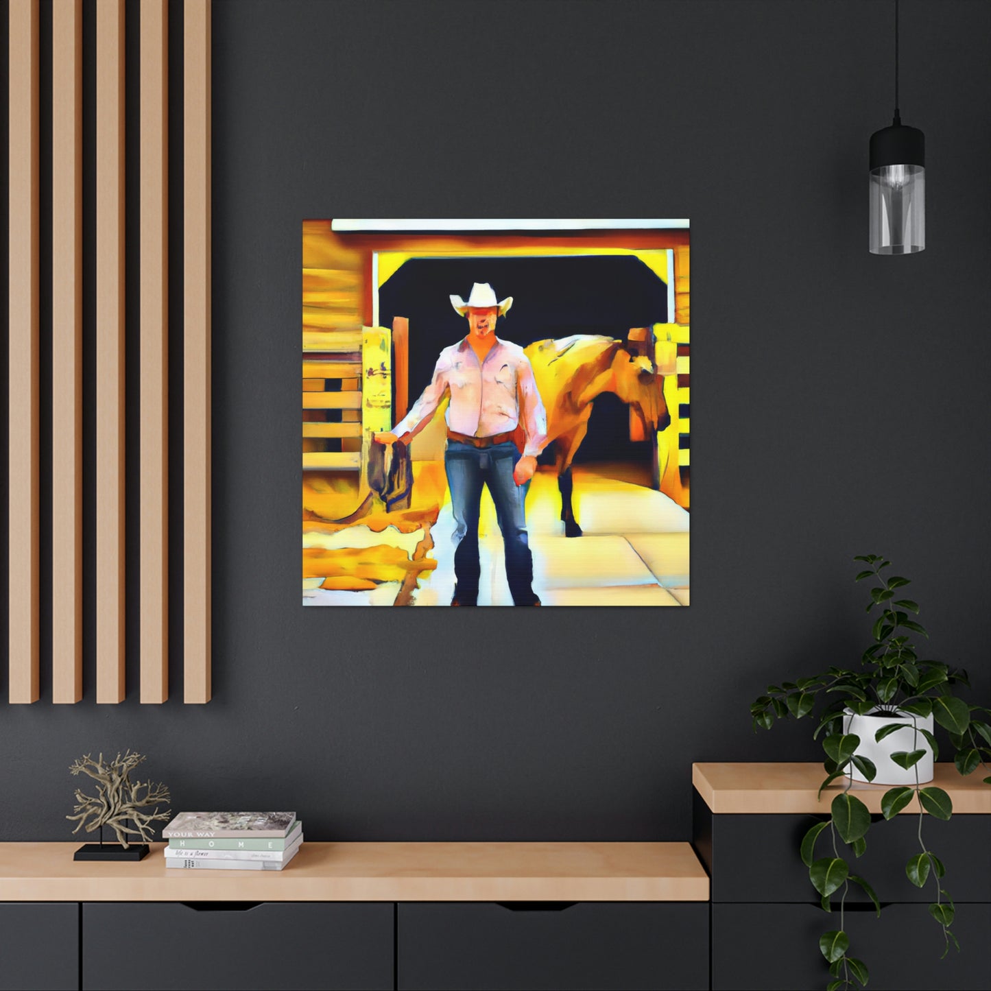 Barnyard Digital Masterpiece - Canvas