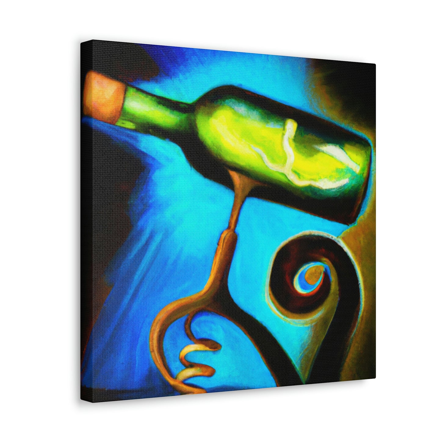 Corkscrew Boils Simmering - Canvas